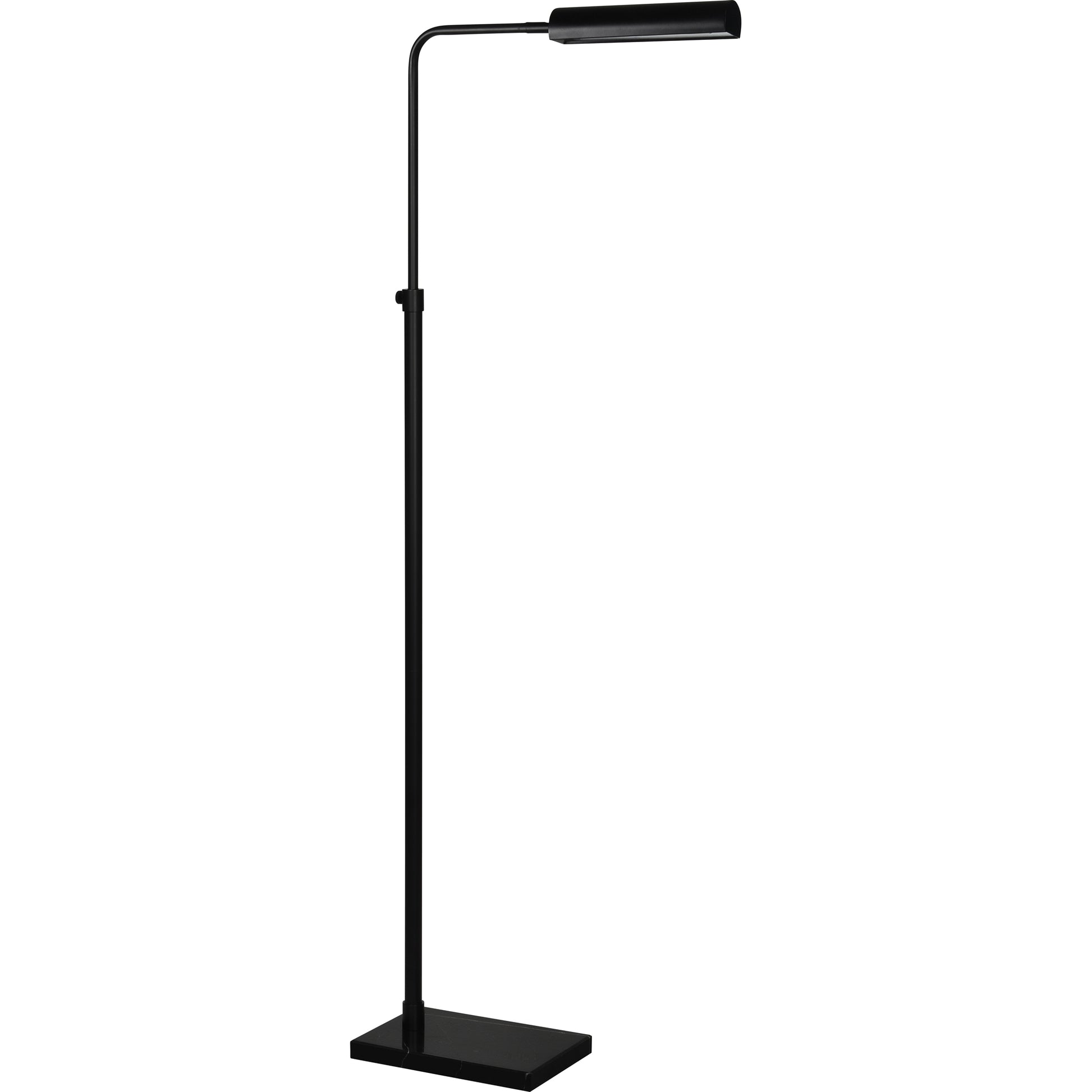 Fadia 60" Adjustable Floor Lamp, Matte Black-Floor Lamp-DECOROLALA