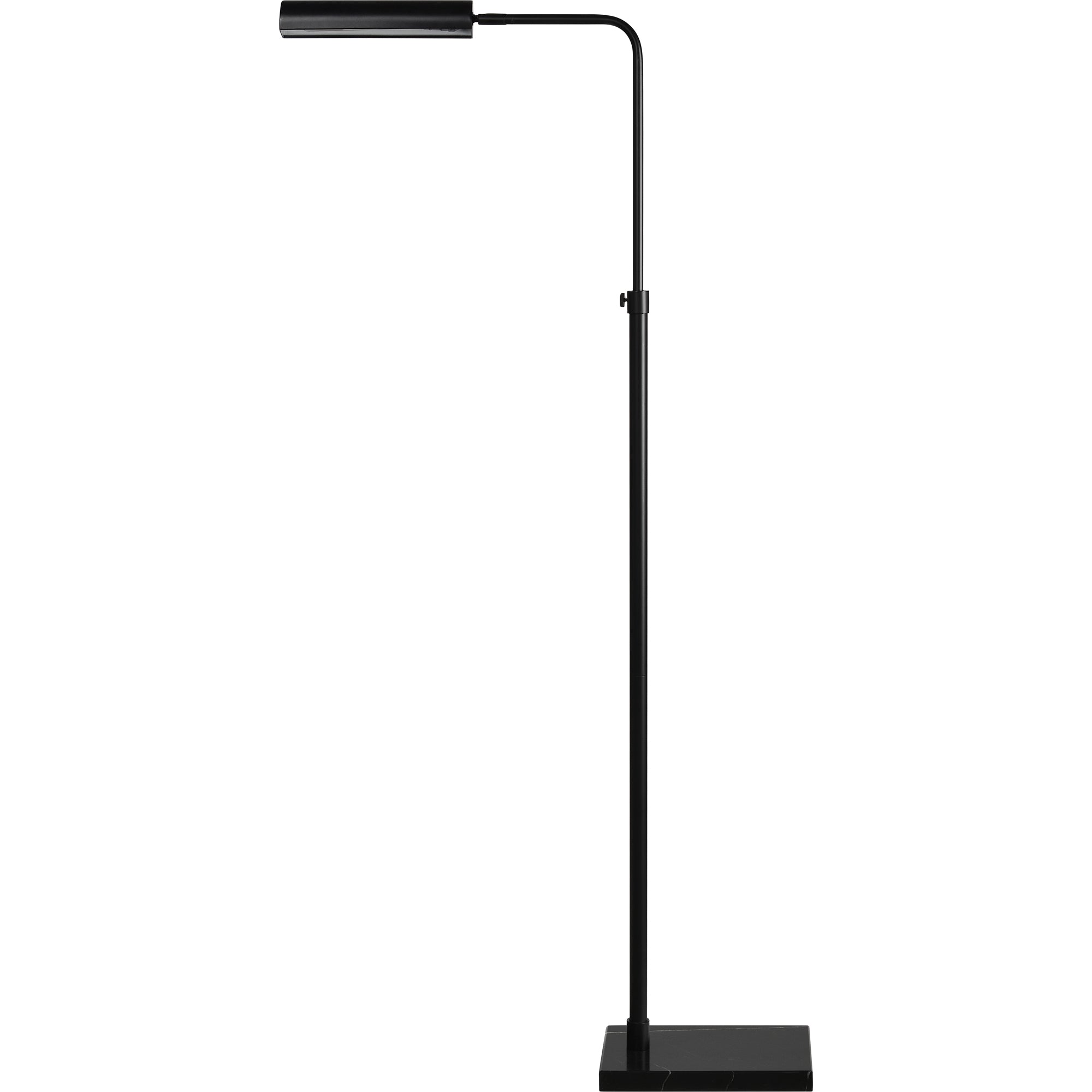 Fadia 60" Adjustable Floor Lamp, Matte Black-Floor Lamp-DECOROLALA
