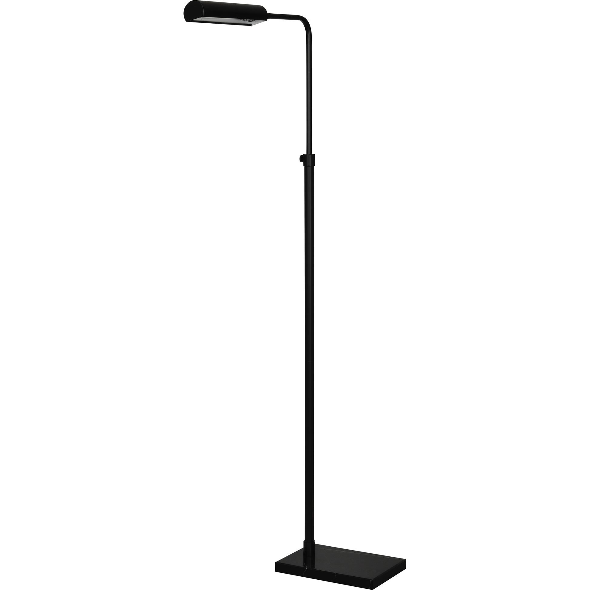 Fadia 60" Adjustable Floor Lamp, Matte Black-Floor Lamp-DECOROLALA