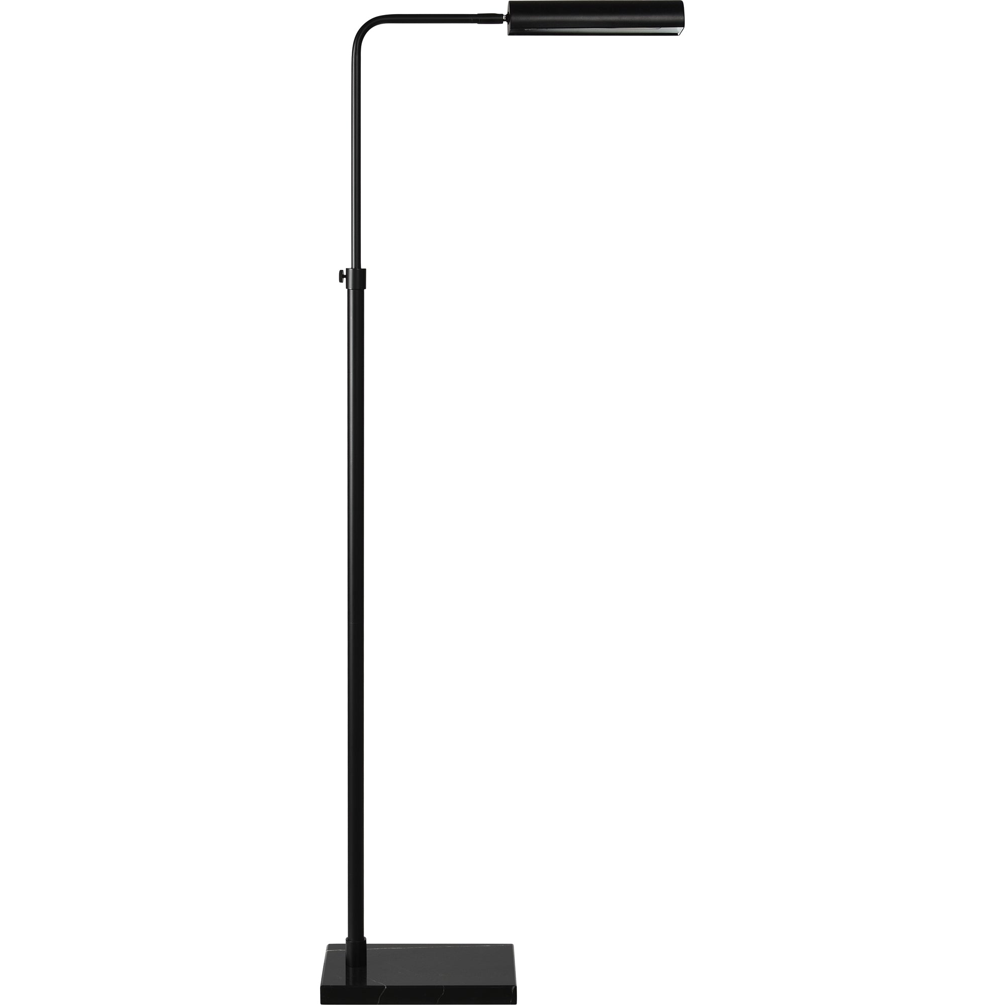 Fadia 60" Adjustable Floor Lamp, Matte Black-Floor Lamp-DECOROLALA