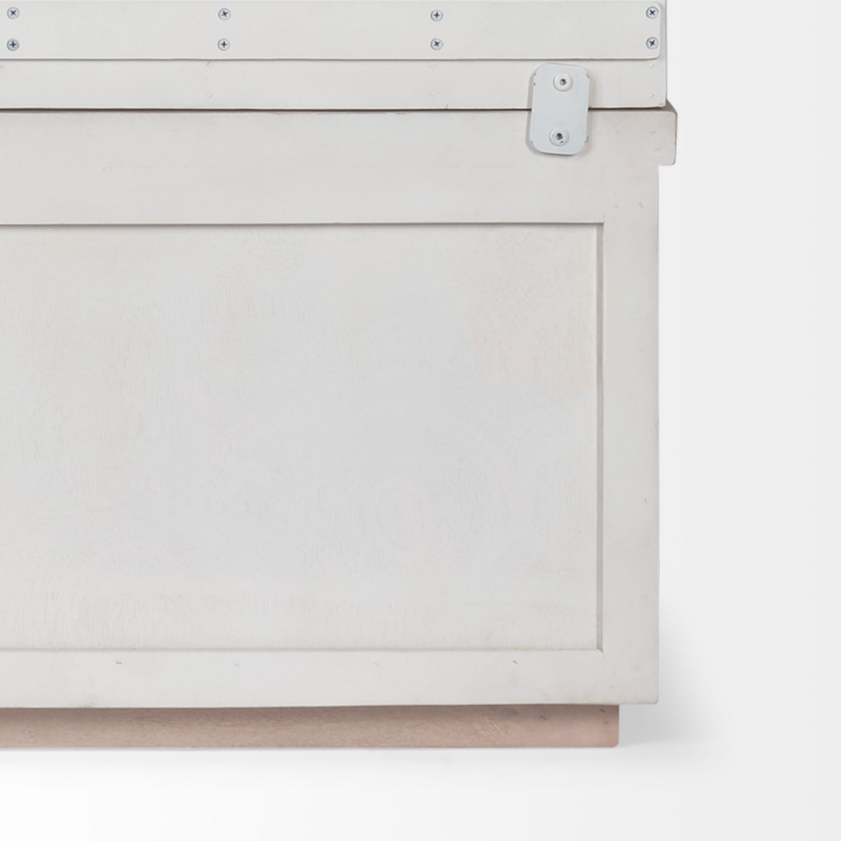 Fairview IV Hall Tree - White & Brown Wood 61" Storage-Hall Trees-DECOROLALA