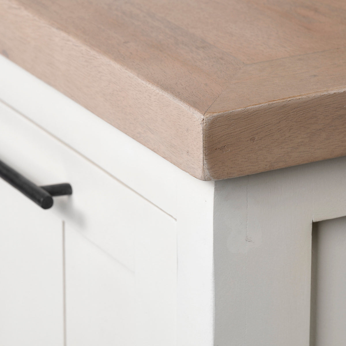 Fairview IV Hall Tree - White & Brown Wood 61" Storage-Hall Trees-DECOROLALA
