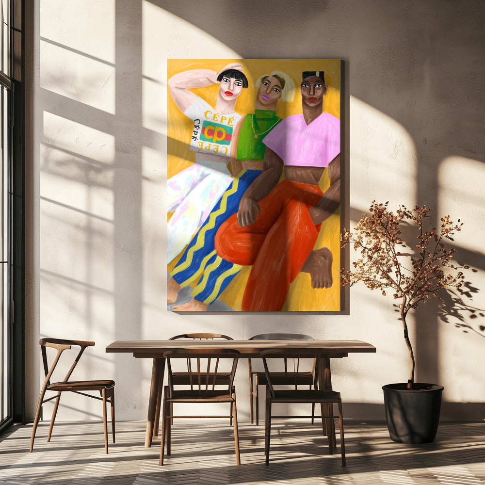 Faites Le Mur Wall Art by Cp-canvas-DECOROLALA