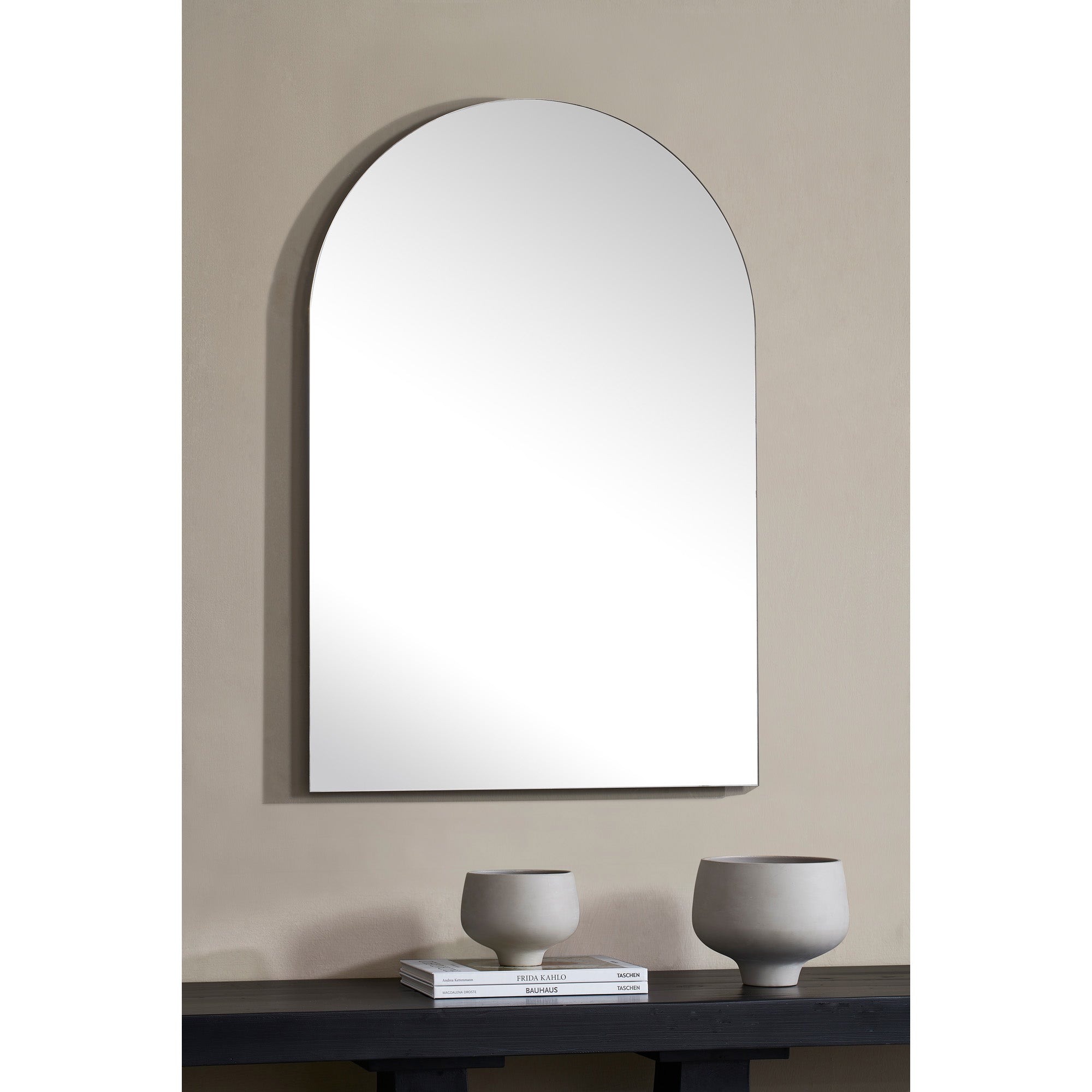 Faiza 35.5" Tall Arch Wall Mirror-Mirror-DECOROLALA