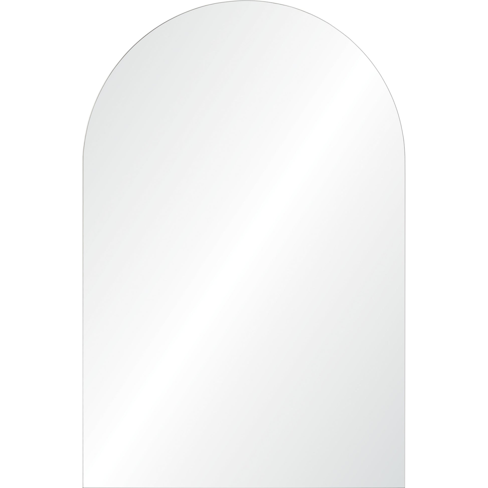 Faiza 35.5" Tall Arch Wall Mirror-Mirror-DECOROLALA
