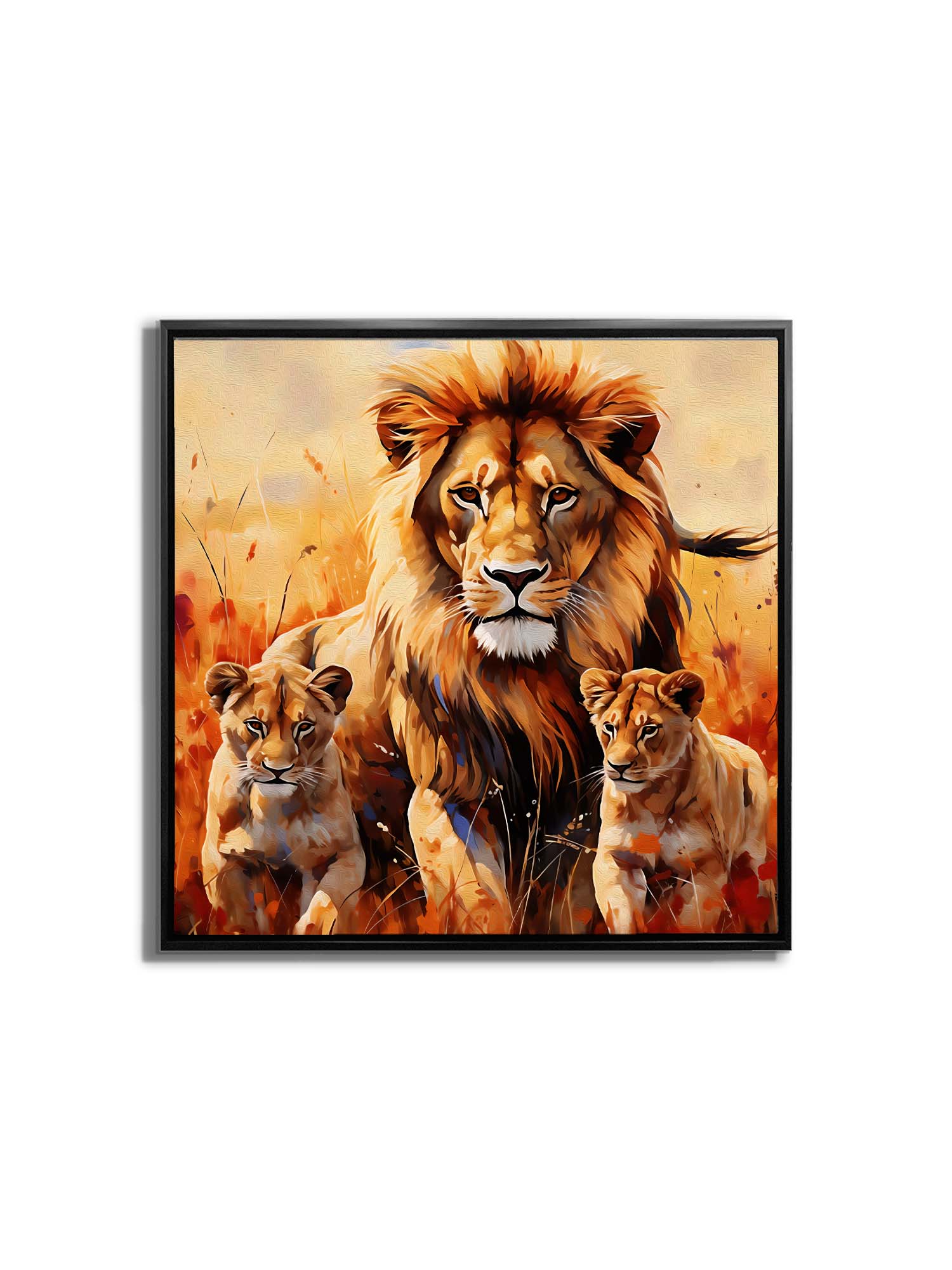 Family 36" x 36: Fine Art Canvas-Canvas Print-DECOROLALA