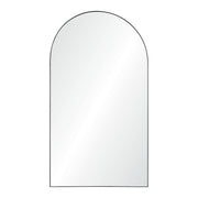 Farida 82" Tall Arch Full Length Mirror, Black-Full Length Mirror-DECOROLALA