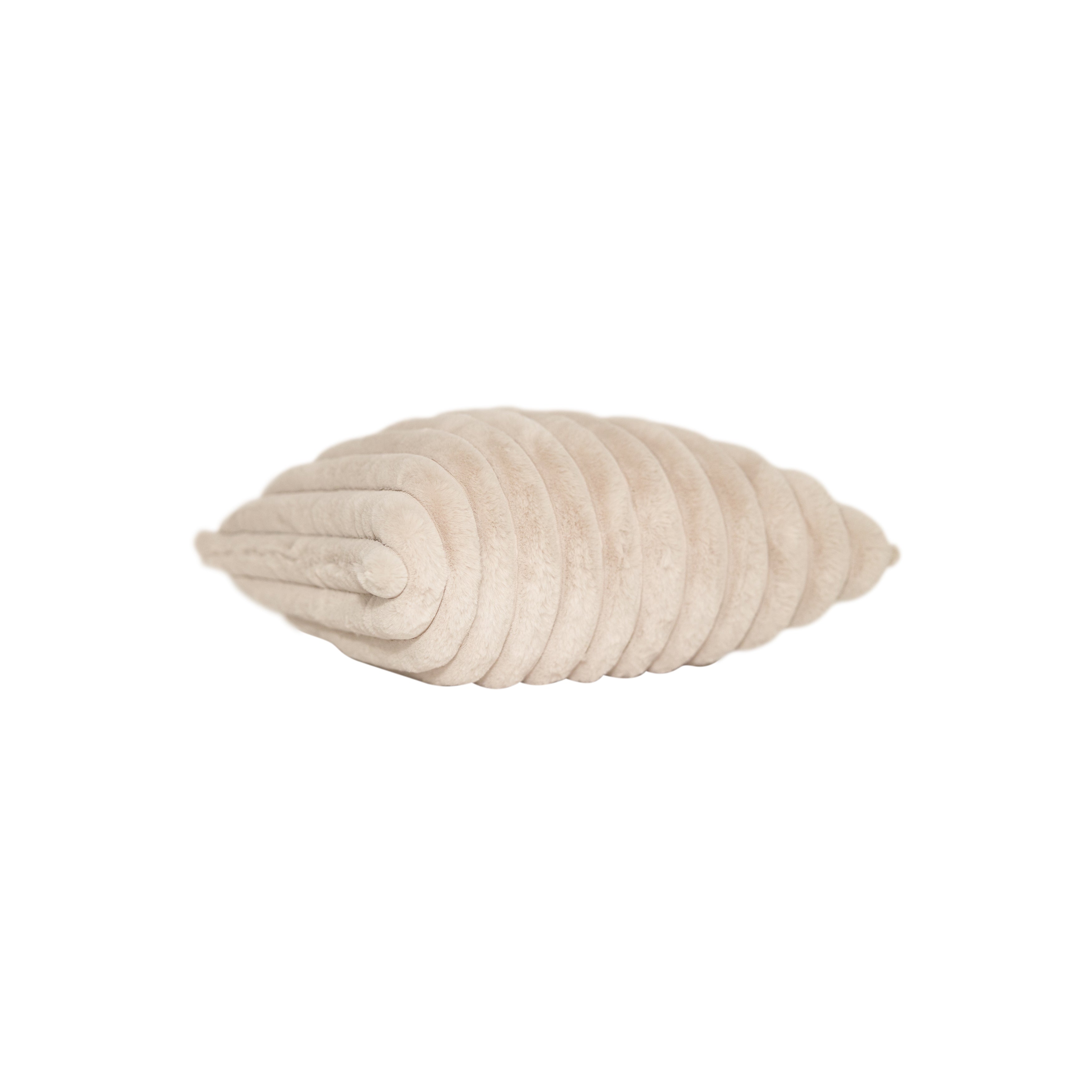 Faux Fur Taupe Textured Pillow-Decorative Cushions-DECOROLALA