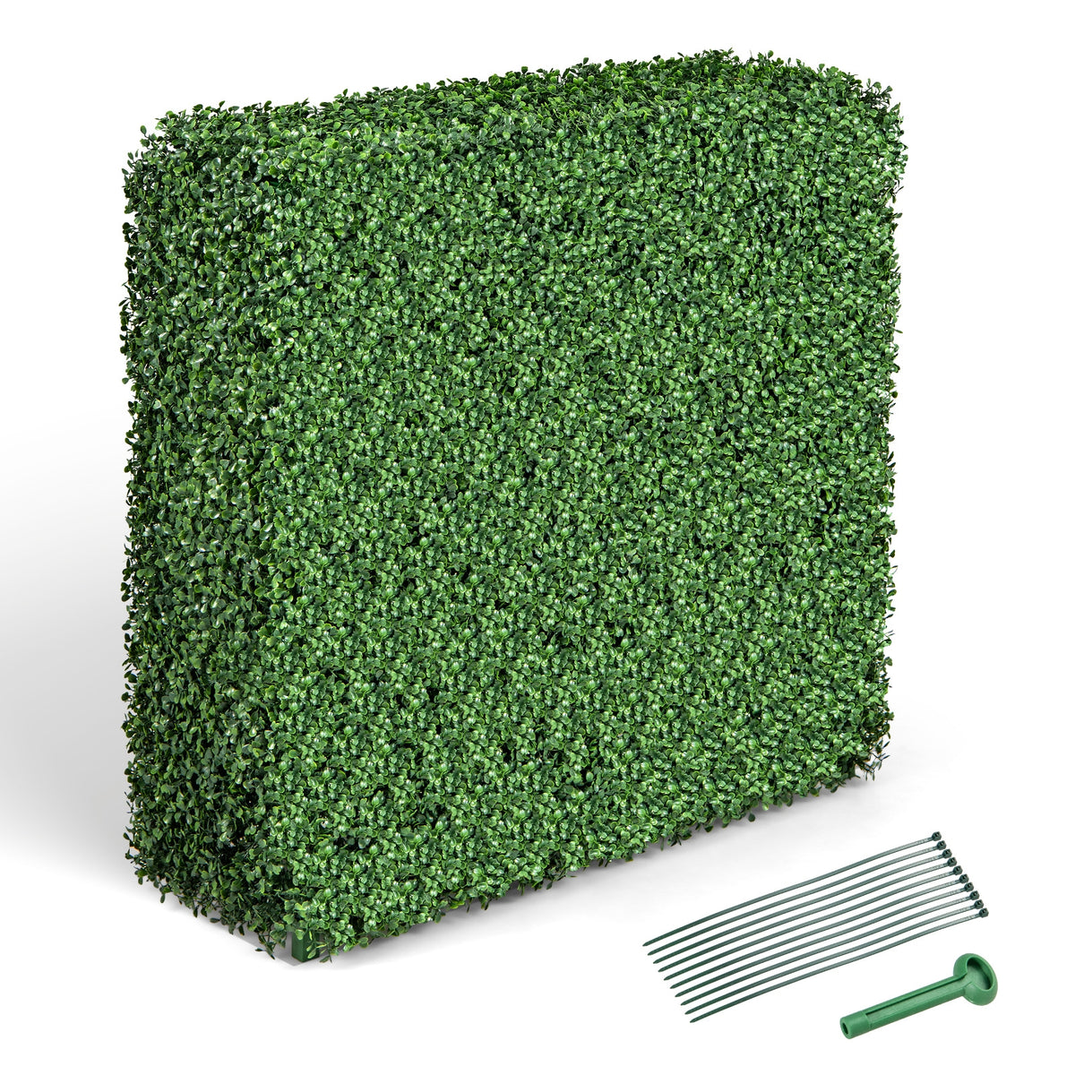 Faux Greenery Room Divider Decorative Privacy Screen Fence Hedge Wall-S-Outdoor Privacy Screens-DECOROLALA
