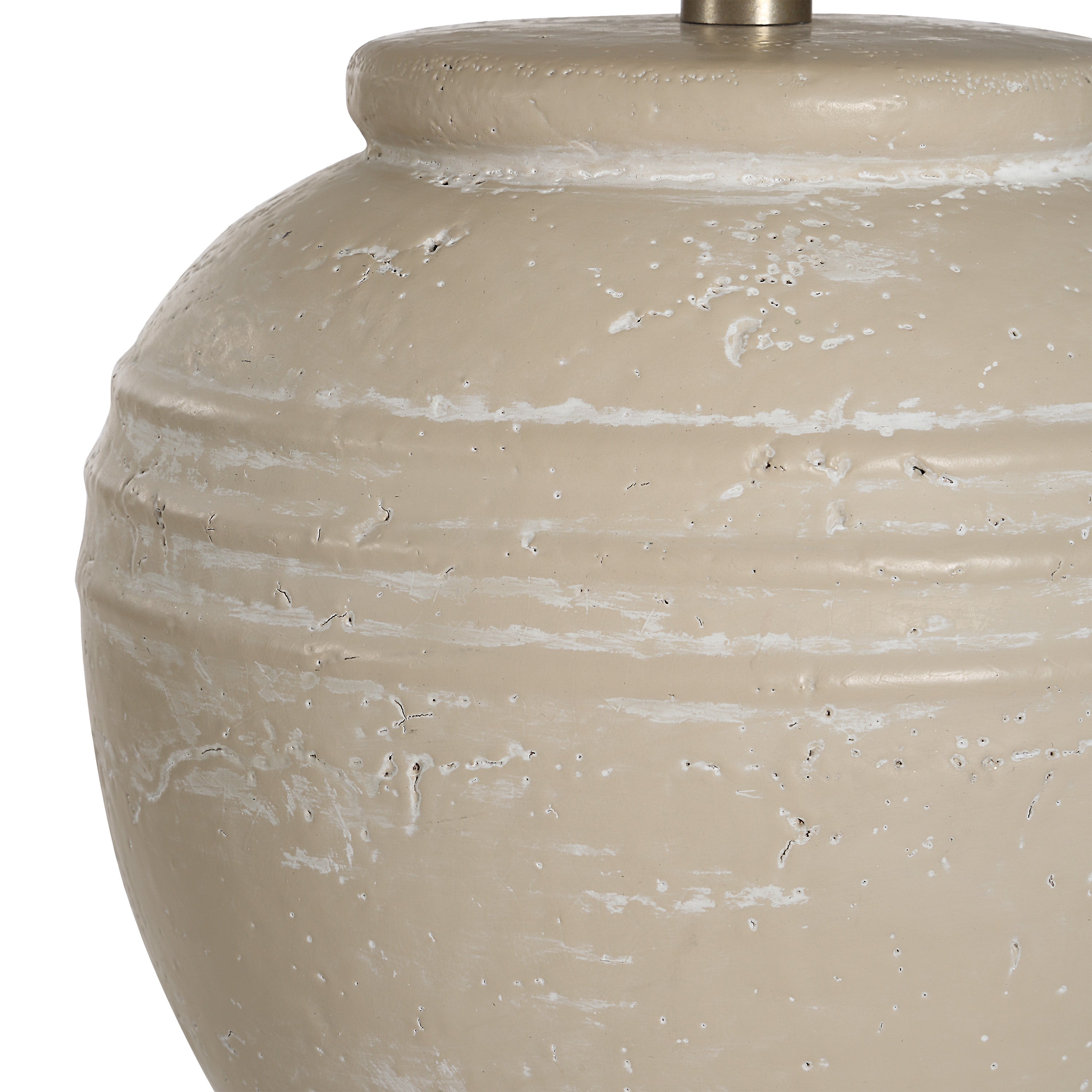 Fela 21" Table Lamp, Ceramic Base, Beige-Table Lamp-DECOROLALA