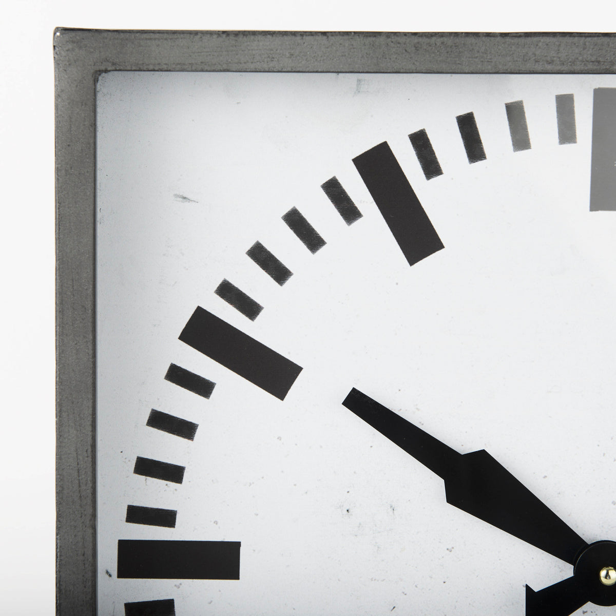 Felix Gray Metal Square Table Clock-Table Clocks-DECOROLALA