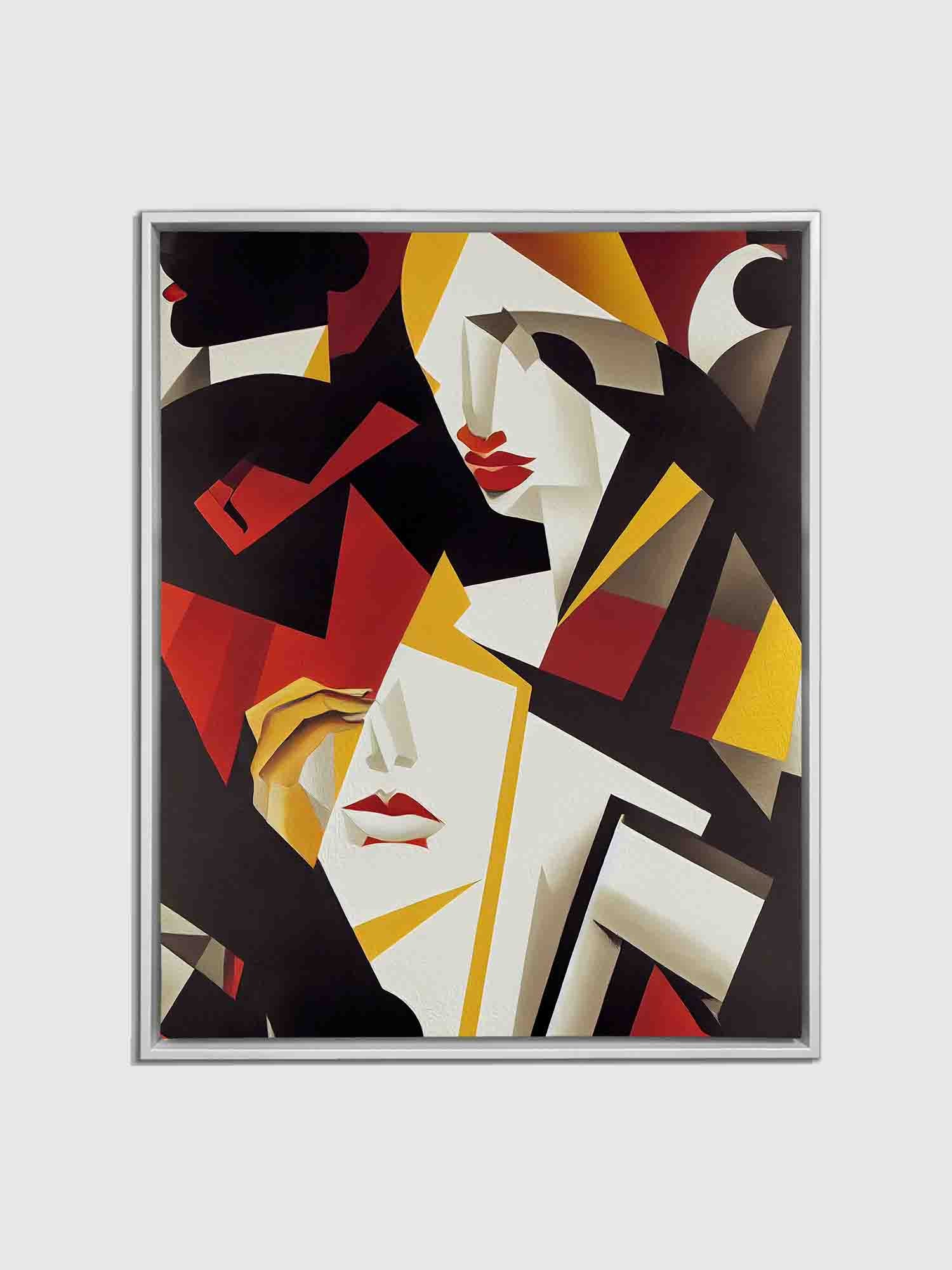 Femininity Abstract Canvas Art Print 36x48-Wall Art-DECOROLALA