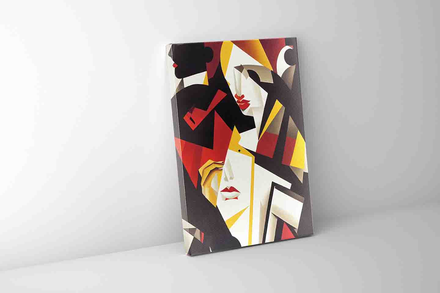 Femininity Abstract Canvas Art Print 36x48-Wall Art-DECOROLALA