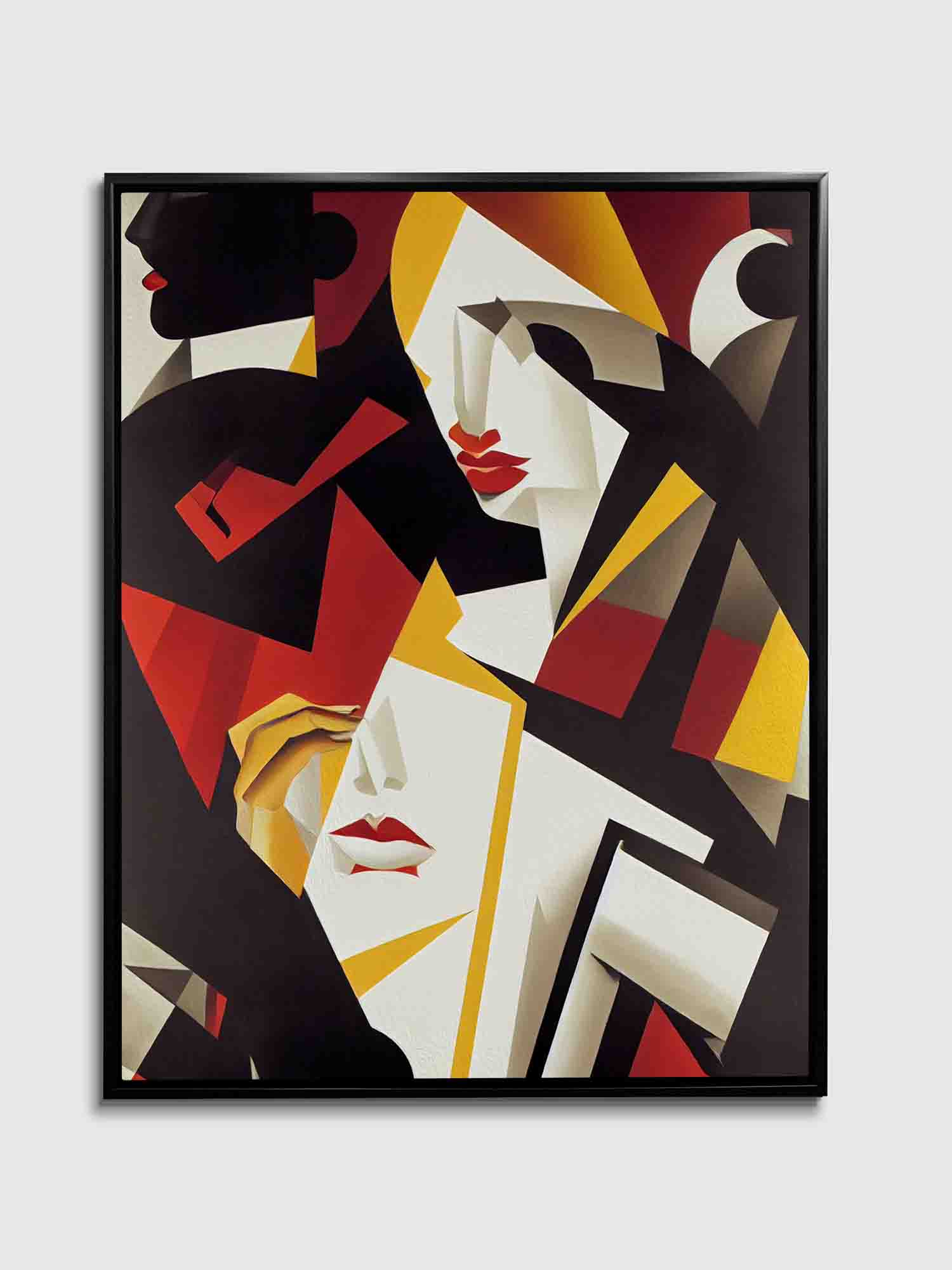 Femininity Abstract Canvas Art Print 36x48-Wall Art-DECOROLALA