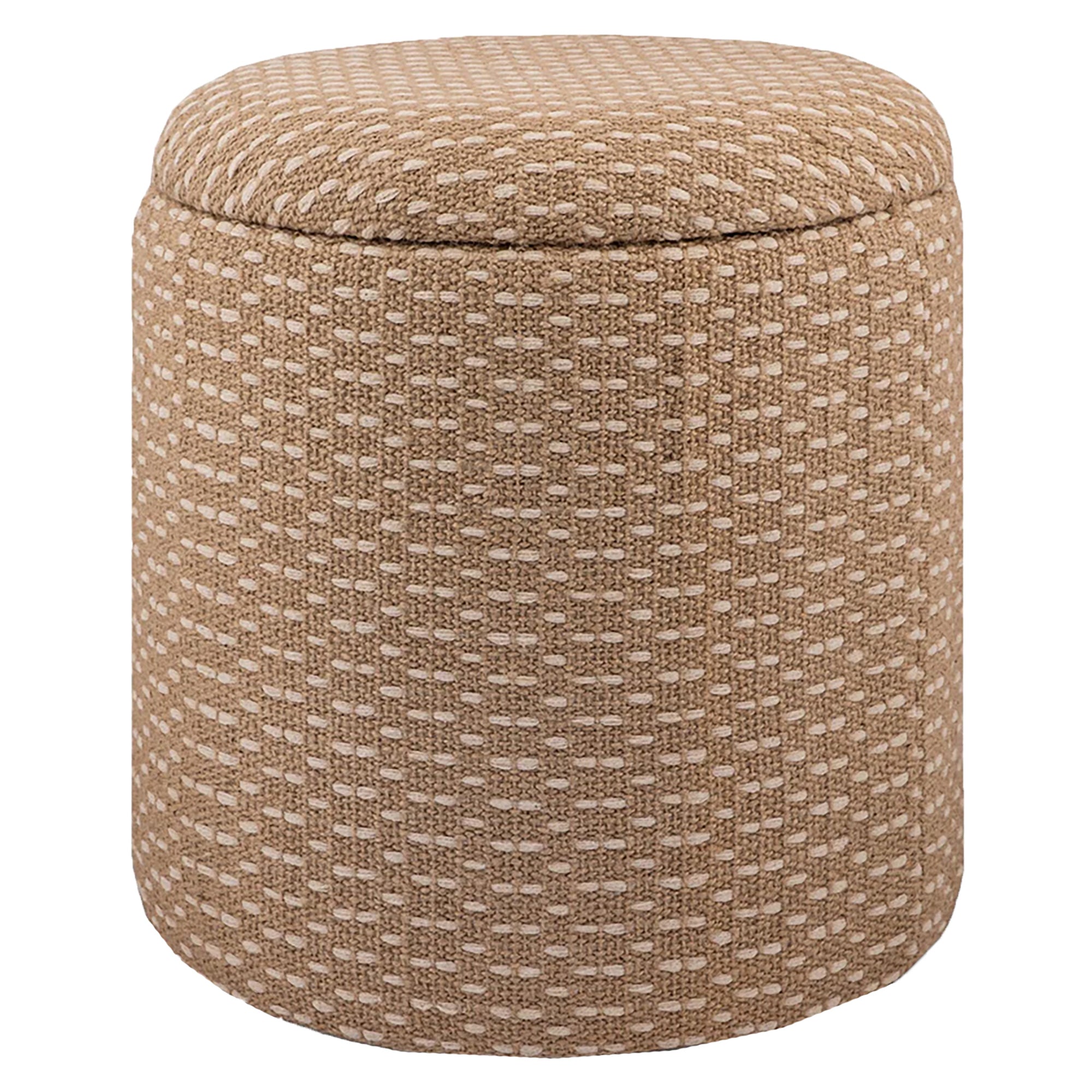 Fenna Storage Ottoman - Camel Fully Assembled-DECOROLALA