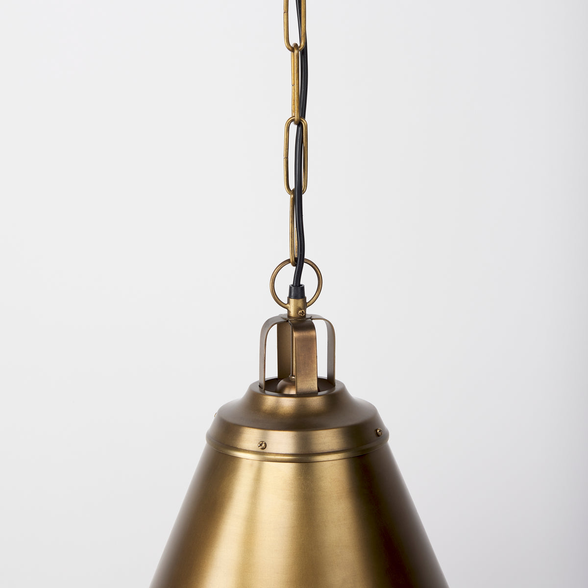 Fenton 18.0L x 18.0W x 23.0H W/Antiqued Accents Pendant Light-Pendant Lighting-DECOROLALA