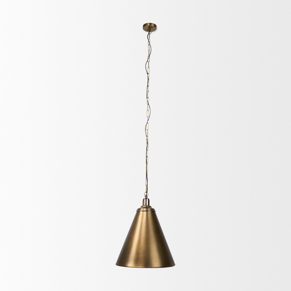 Fenton 18.0L x 18.0W x 23.0H W/Antiqued Accents Pendant Light-Pendant Lighting-DECOROLALA