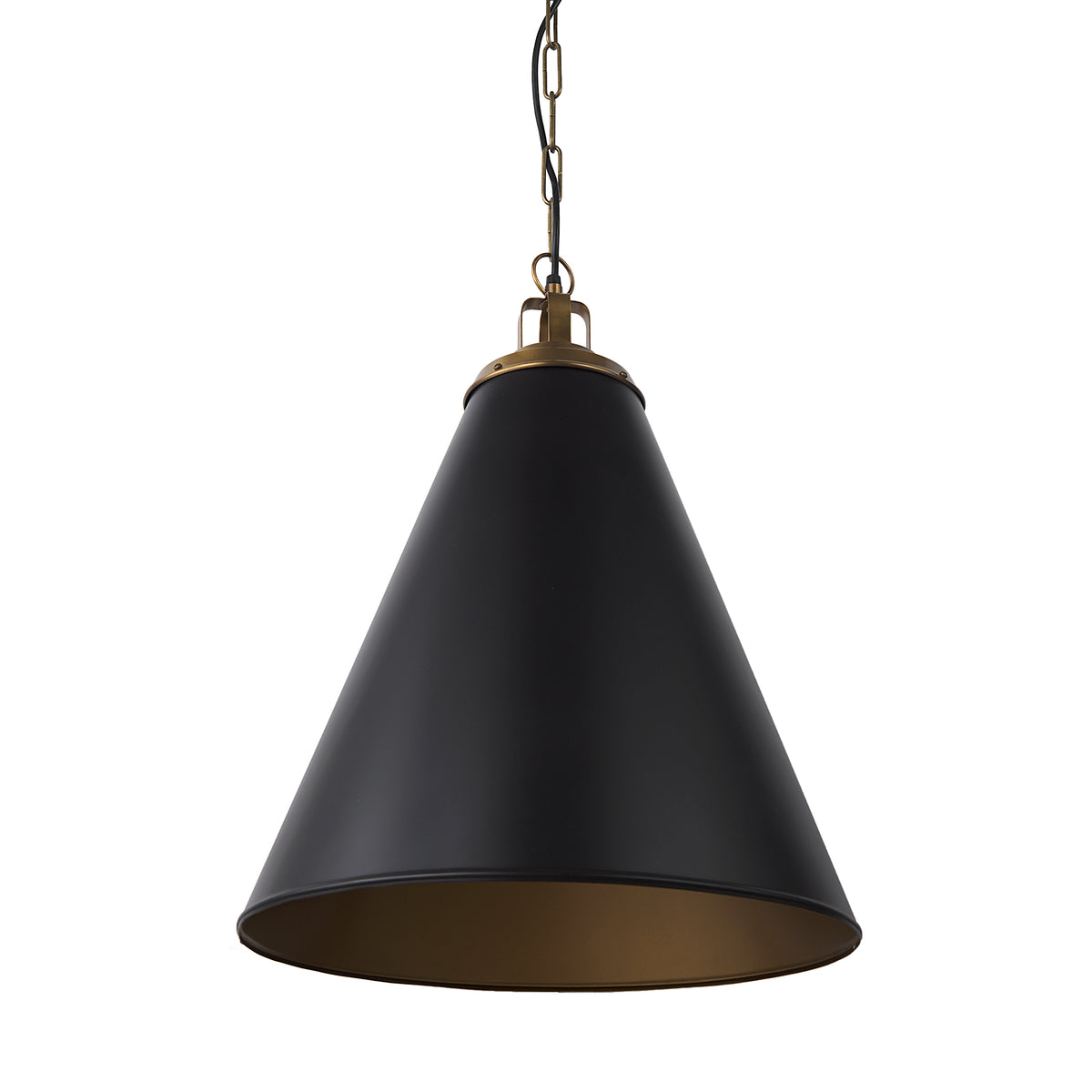 Fenton Pendant Light - Matte Conical Shade-Pendant Lights-DECOROLALA