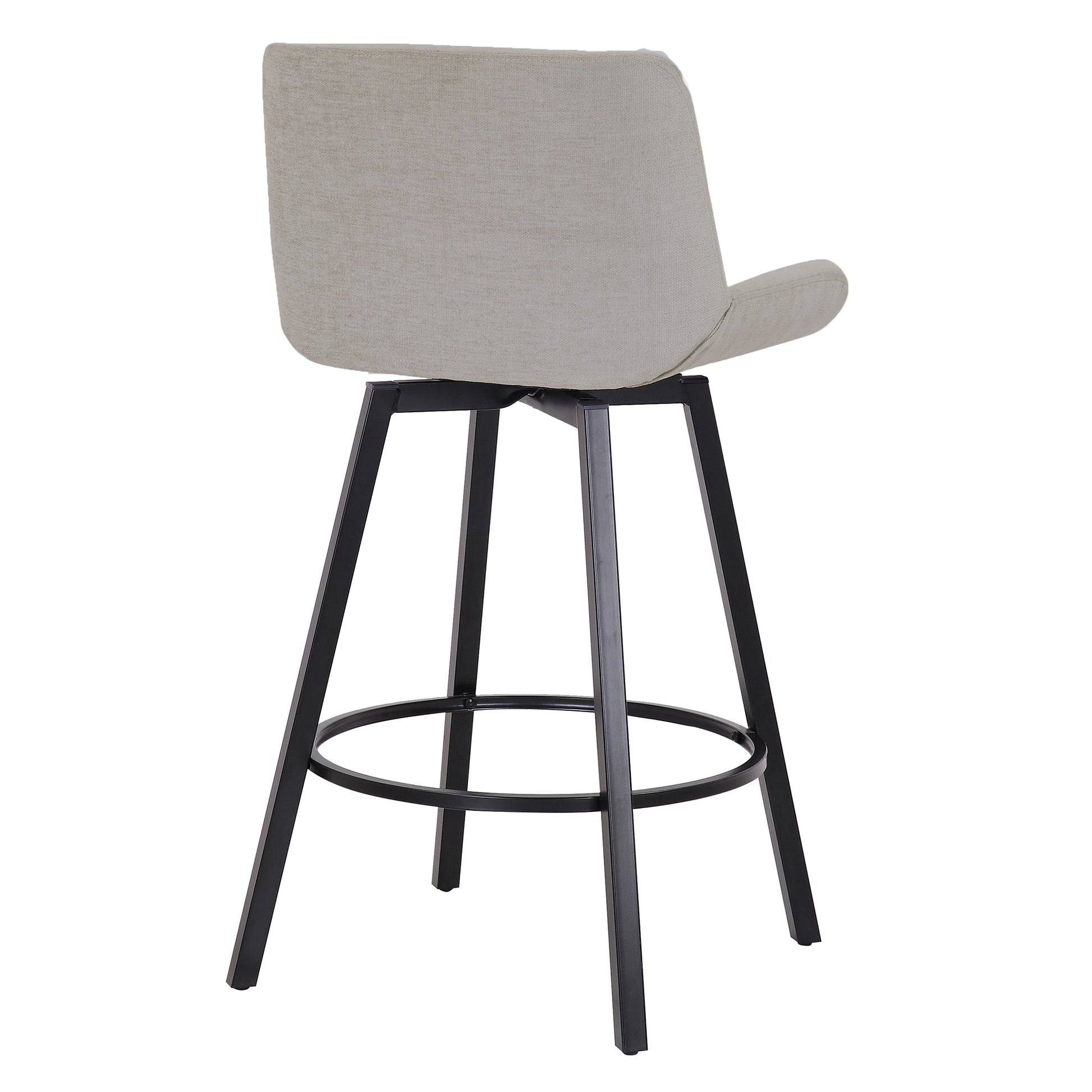 Fern 26" Counter Stool - Grey Fabric-DECOROLALA