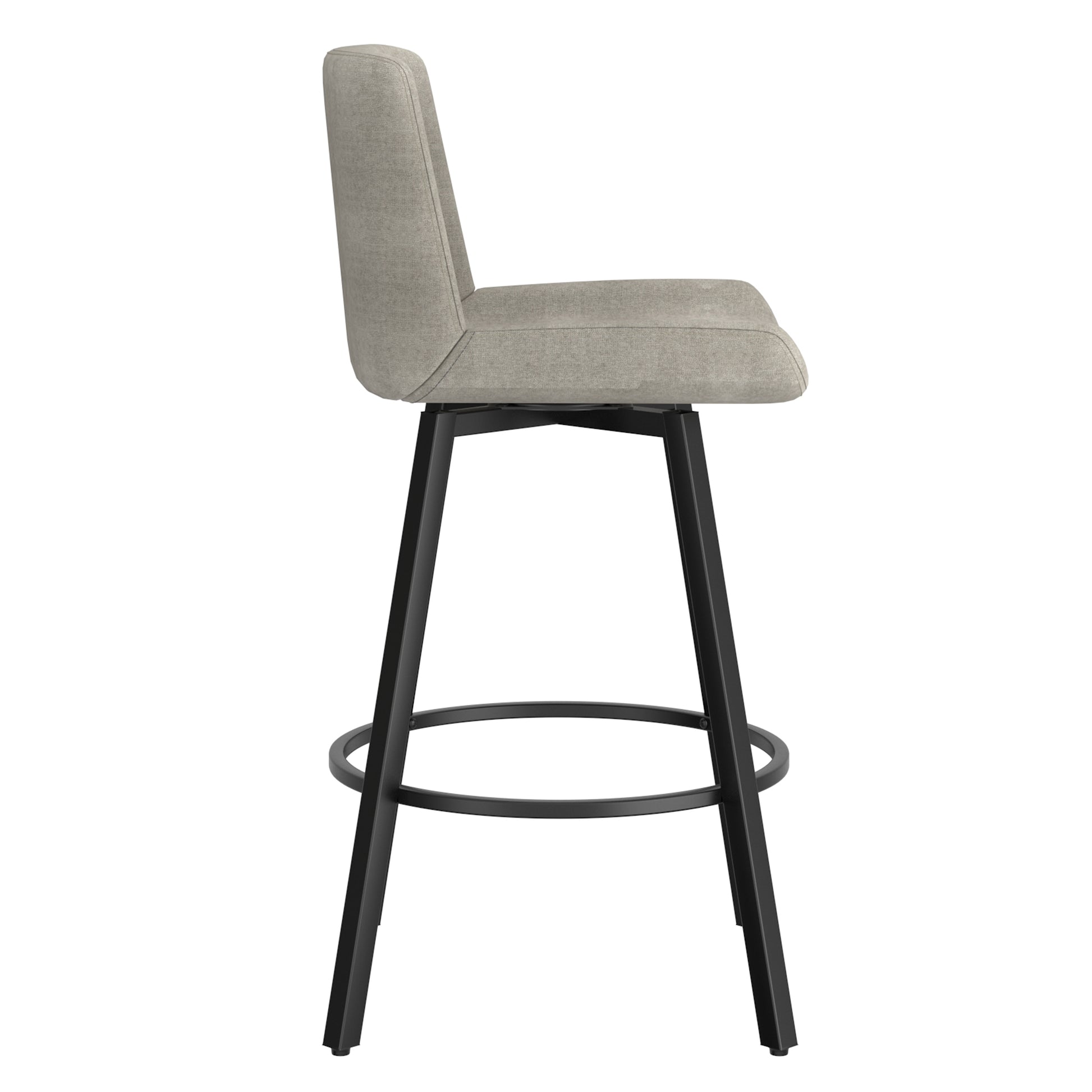 Fern 26" Counter Stool - Grey Fabric-DECOROLALA