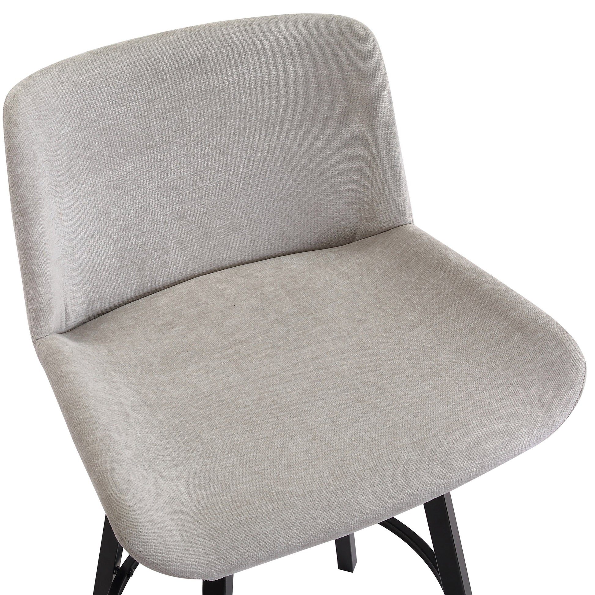 Fern 26" Counter Stool - Grey Fabric-DECOROLALA