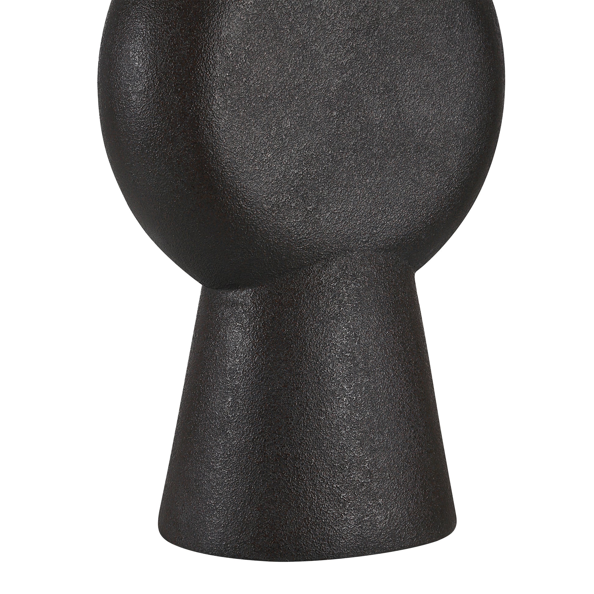 Fierra 30" Modern Table Lamp, Stone Black-Table Lamp-DECOROLALA