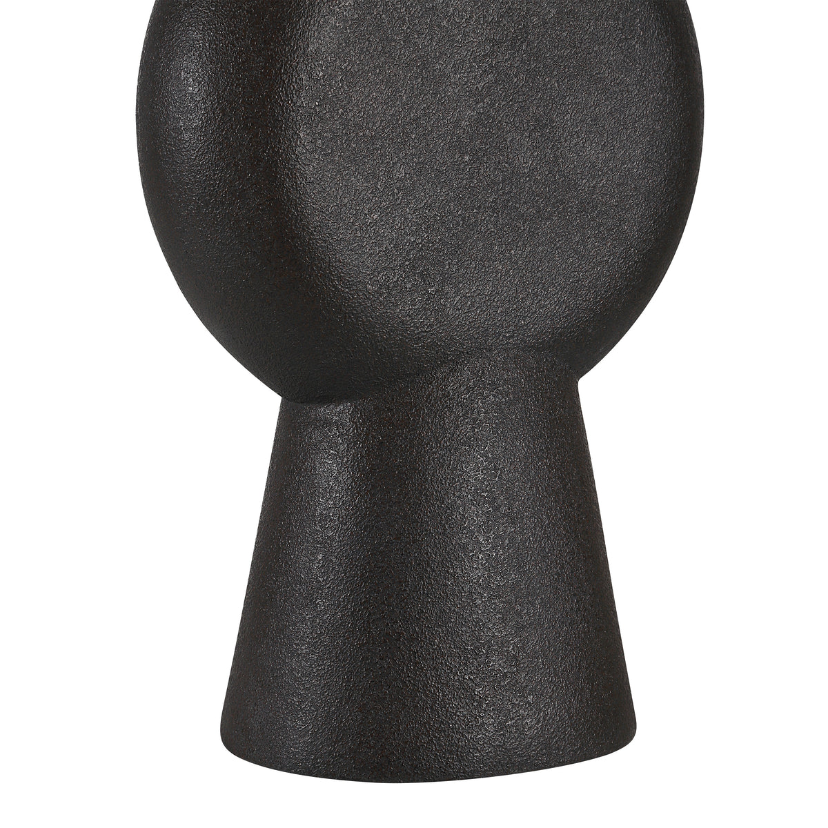 Fierra 30" Modern Table Lamp, Stone Black-Table Lamps-DECOROLALA