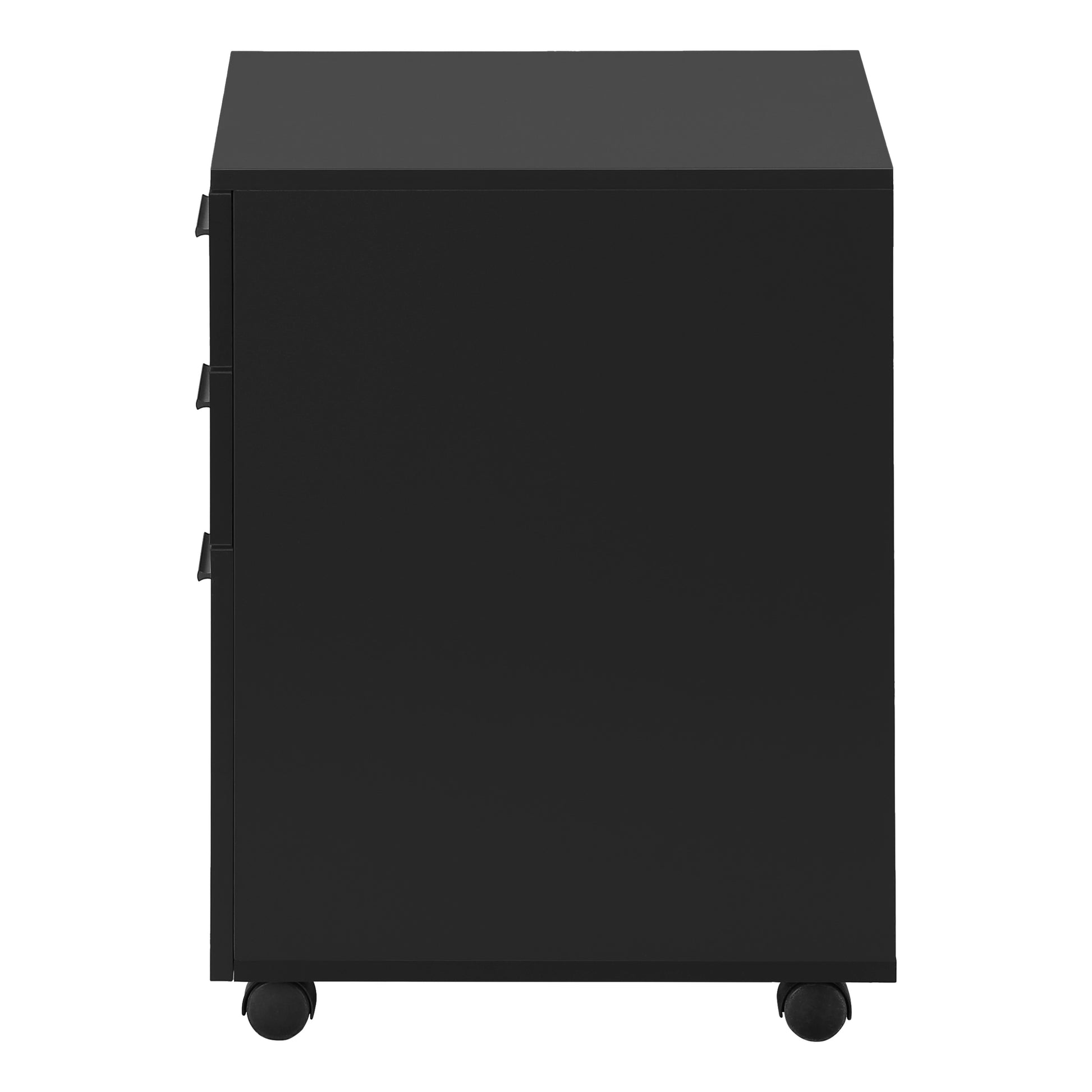 Filing Cabinet 3-Drawer White Mobile Storage-Filing Cabinet-DECOROLALA