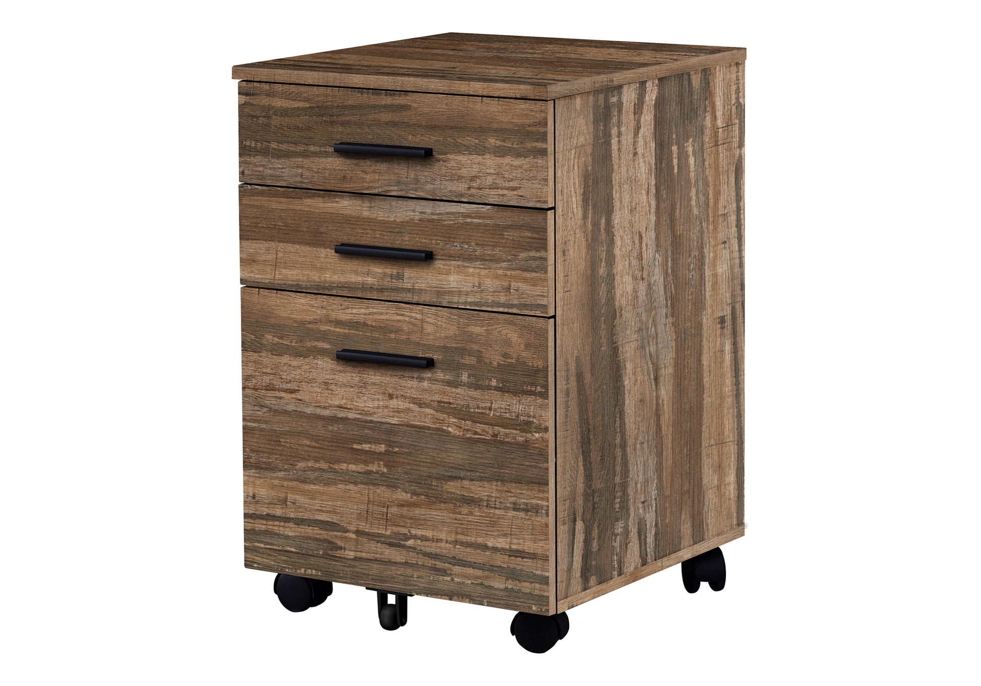 Filing Cabinet 3-Drawer White Mobile Storage-Filing Cabinet-DECOROLALA