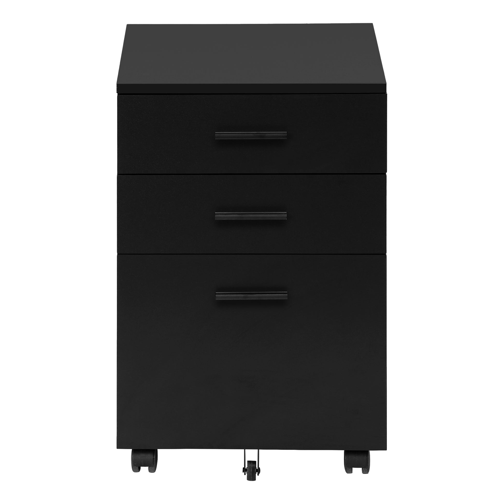 Filing Cabinet 3-Drawer White Mobile Storage-Filing Cabinet-DECOROLALA