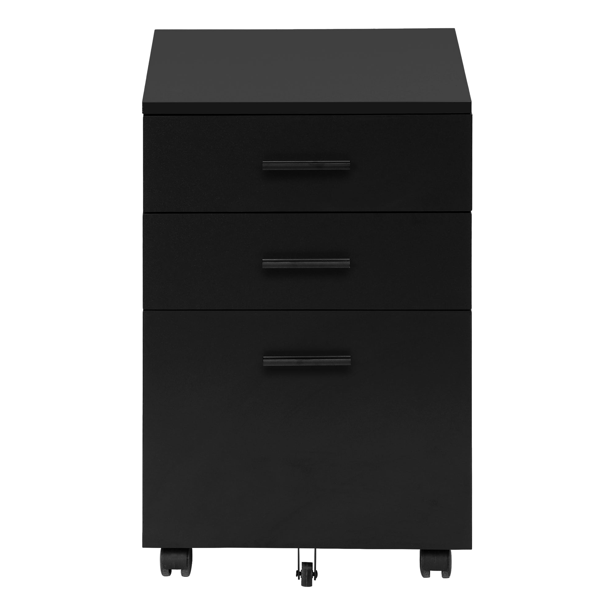 Filing Cabinet - 3 Drawer / White On Castors-Filing Cabinet-DECOROLALA