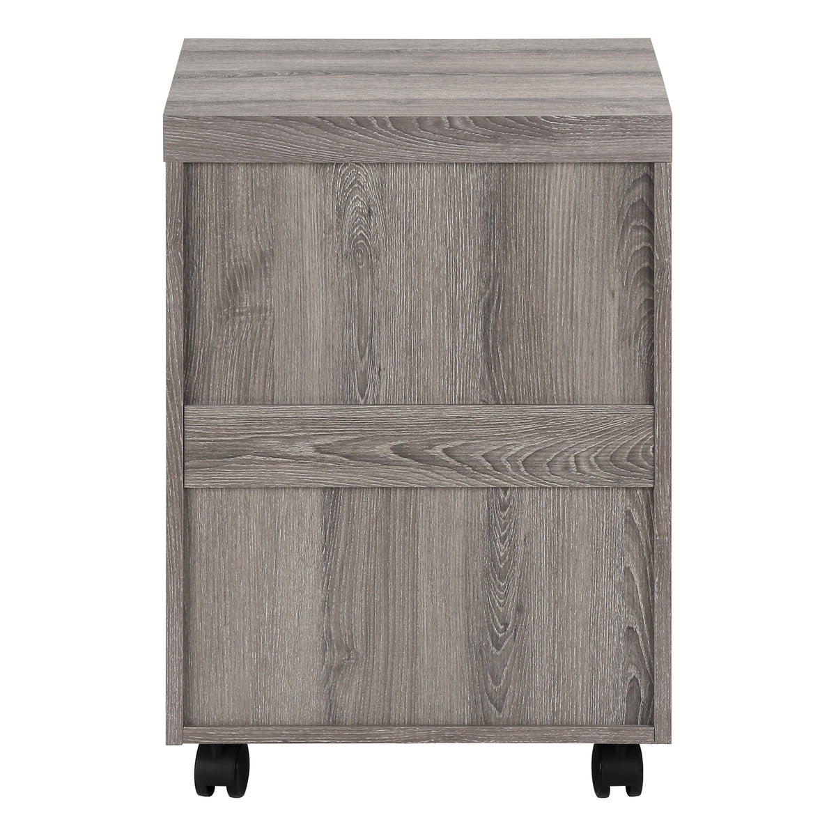 Filing Cabinet 3 Drawer White with Casters-Computer Desks-DECOROLALA