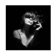 Fine Art Canvas Mystery Smoker Wall Art 48x36-Wall Art-DECOROLALA