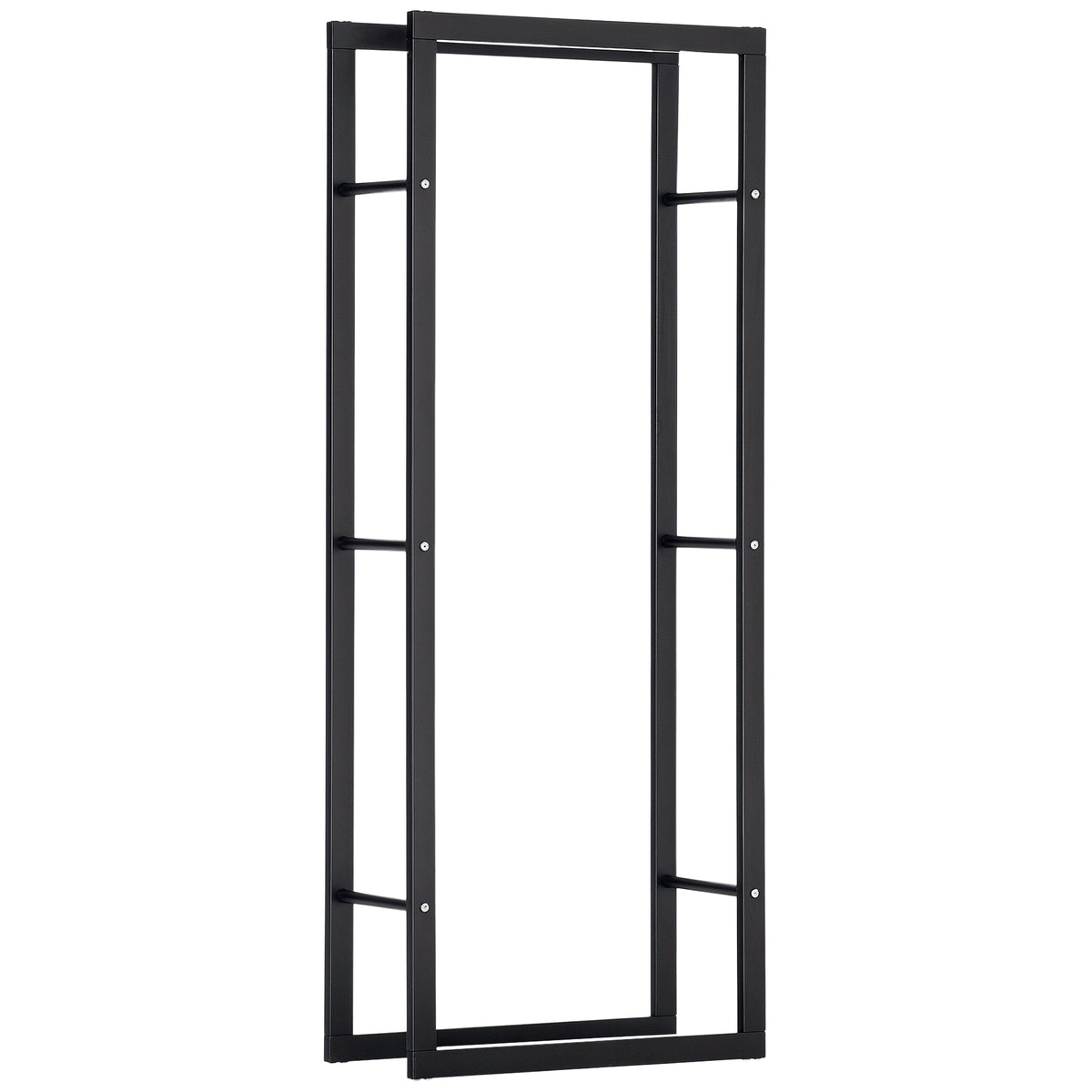 Firewood Rack - 23.6" Steel Log Holder 220 lbs. Capacity-Firewood Racks-DECOROLALA
