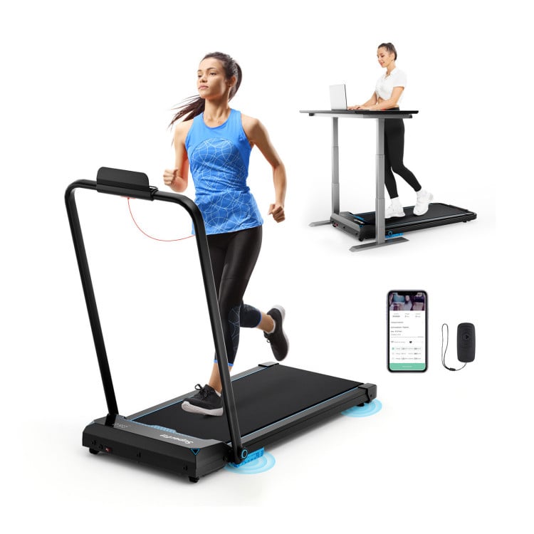 Fitness Room Bundle: Hanging Punching Bag Set + Folding Treadmill-Sporting Goods-DECOROLALA