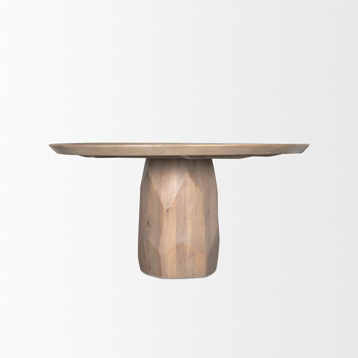 Fitzgerald 60" Round Pedestal Dining Table | Modern | Wood | Seats 6-Dining Tables-DECOROLALA