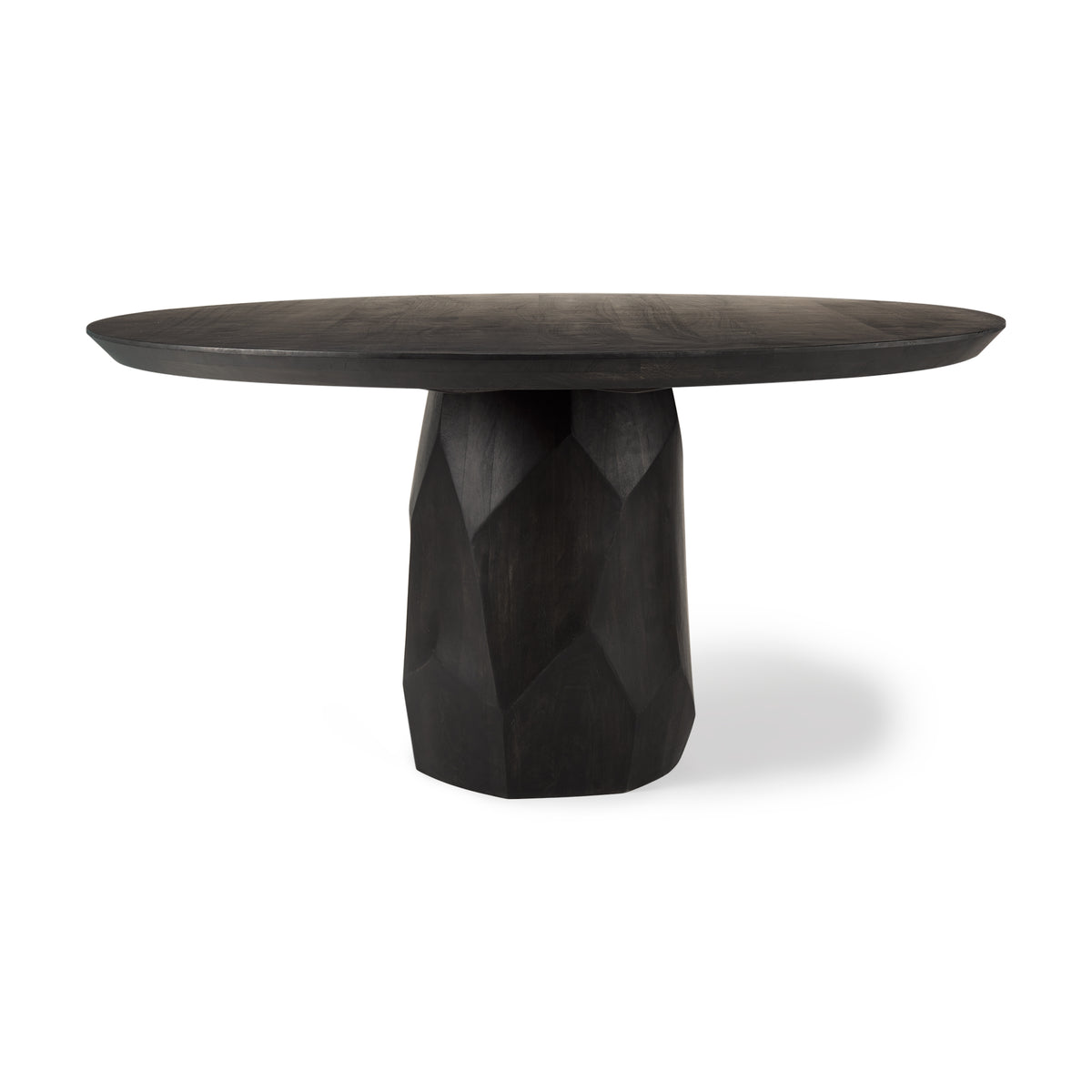 Fitzgerald 60" Round Pedestal Dining Table | Modern | Wood | Seats 6-Dining Tables-DECOROLALA