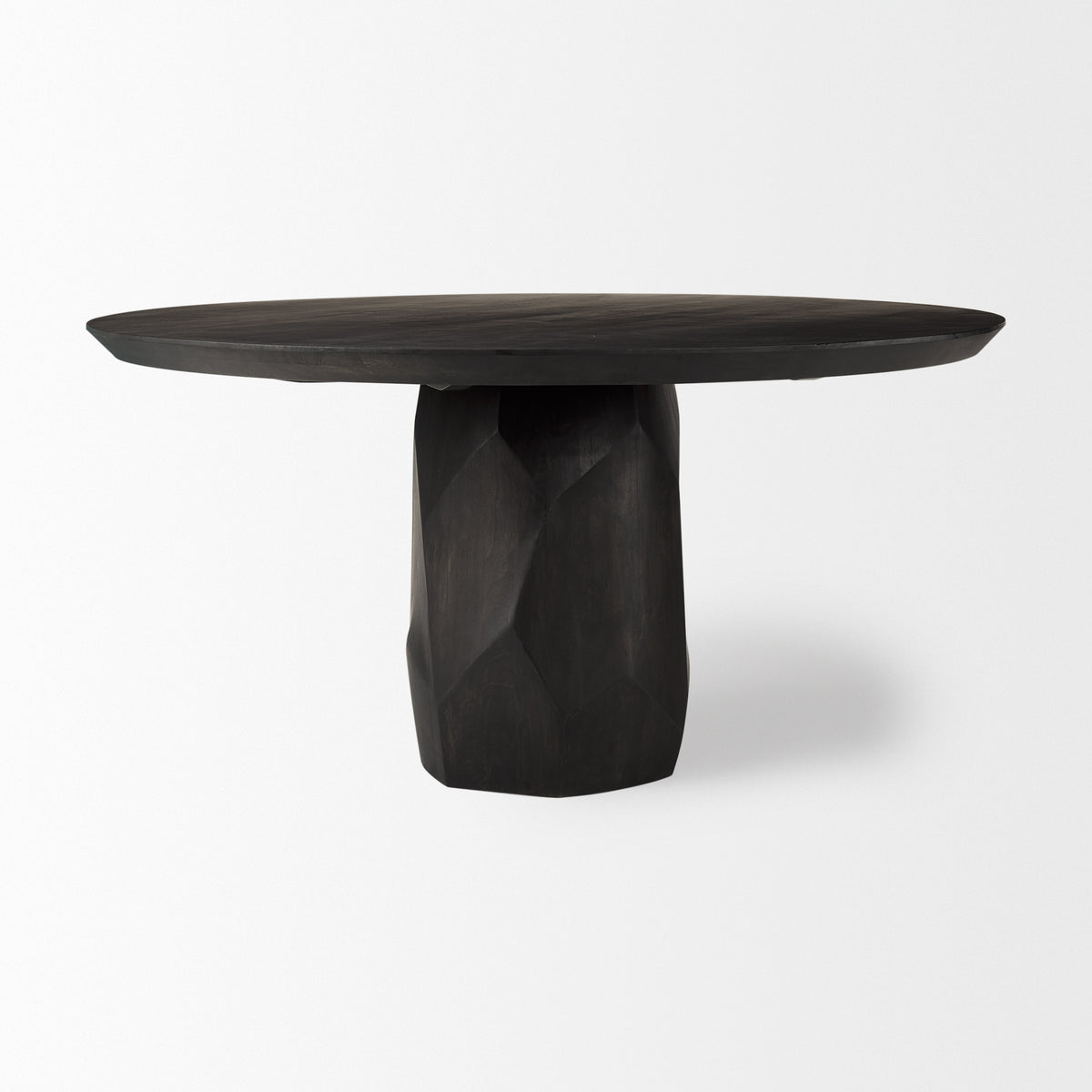 Fitzgerald 60" Round Pedestal Dining Table | Modern | Wood | Seats 6-Dining Tables-DECOROLALA