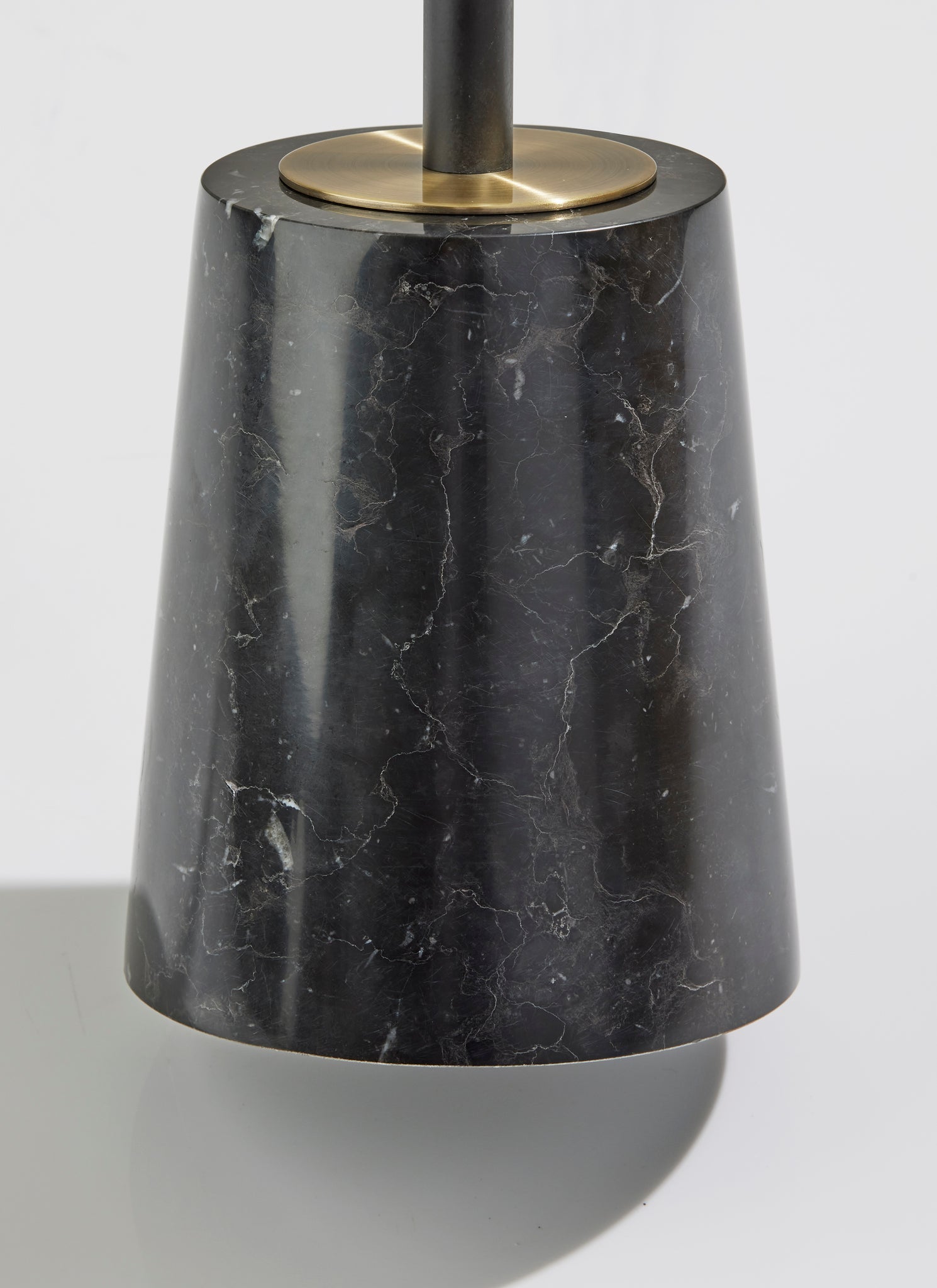 Flair LED Floor Lamp - Black Marble 8W-Lighting-DECOROLALA