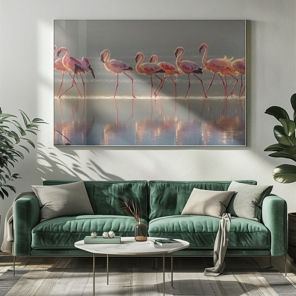 Flamingo Wall Art by Phillip Chang-Canvas Print-DECOROLALA