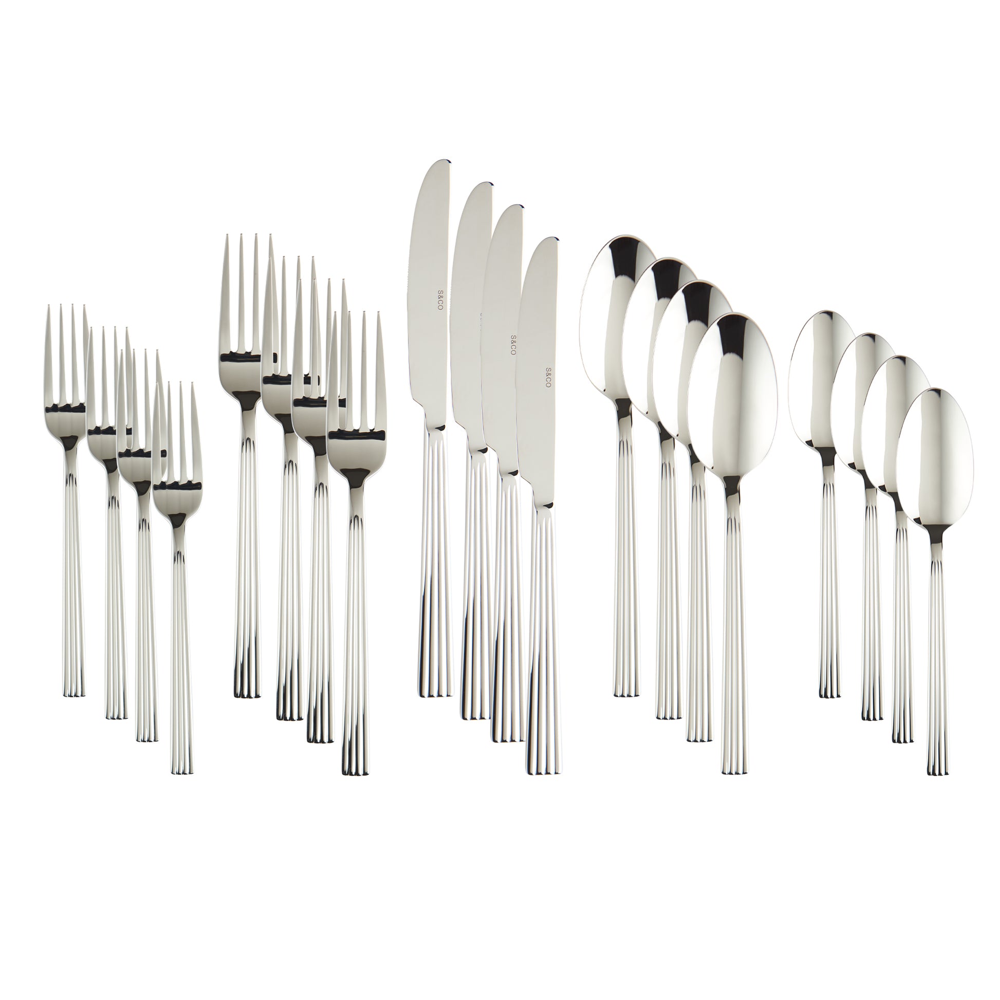 Flatware 18/10 Stainless Steel 20pc Set-Cutlery and Flatware-DECOROLALA