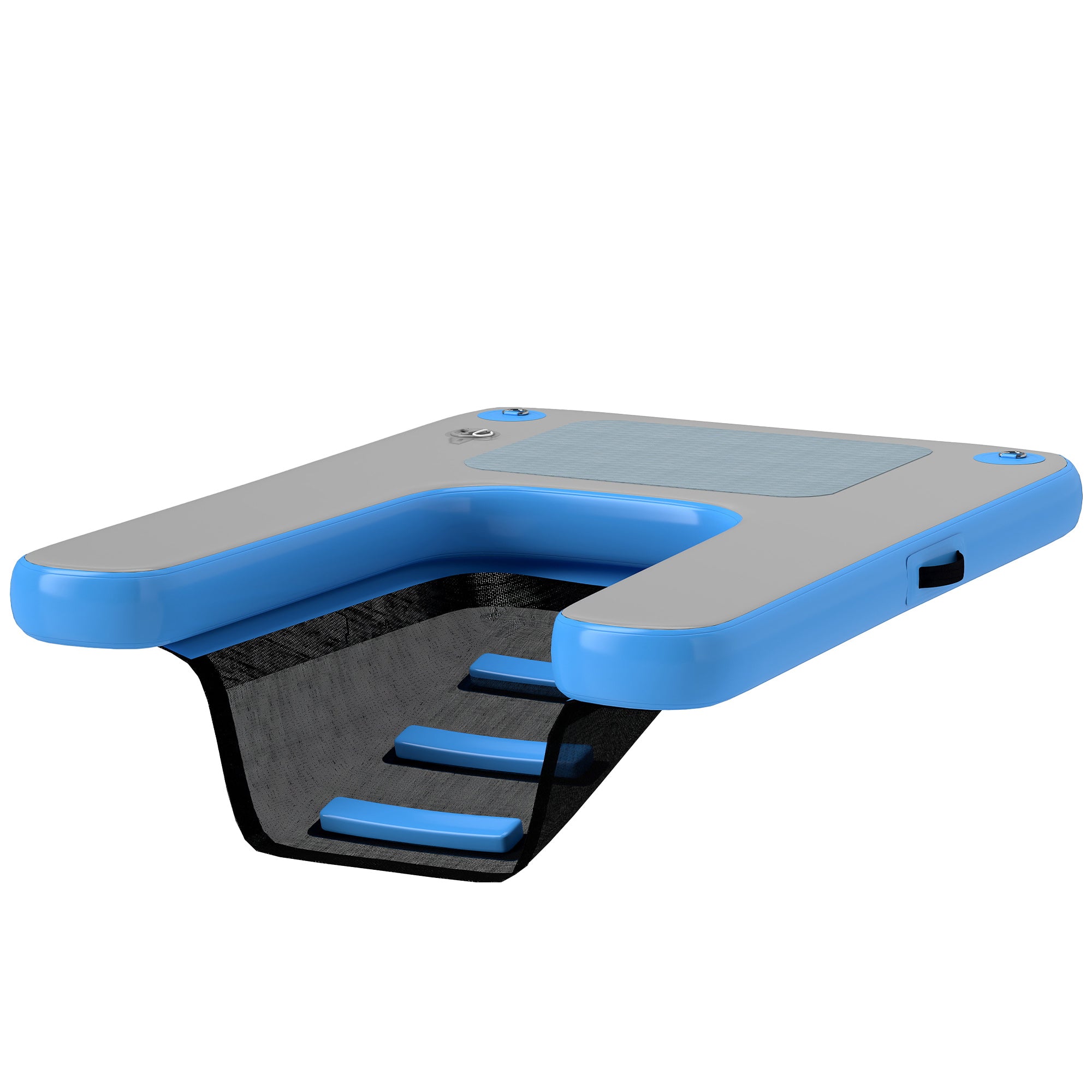 Floating Boat Ramp for Swimming Pets Up to 200 lbs, for Pool, Lake, Boat, Dock-DECOROLALA