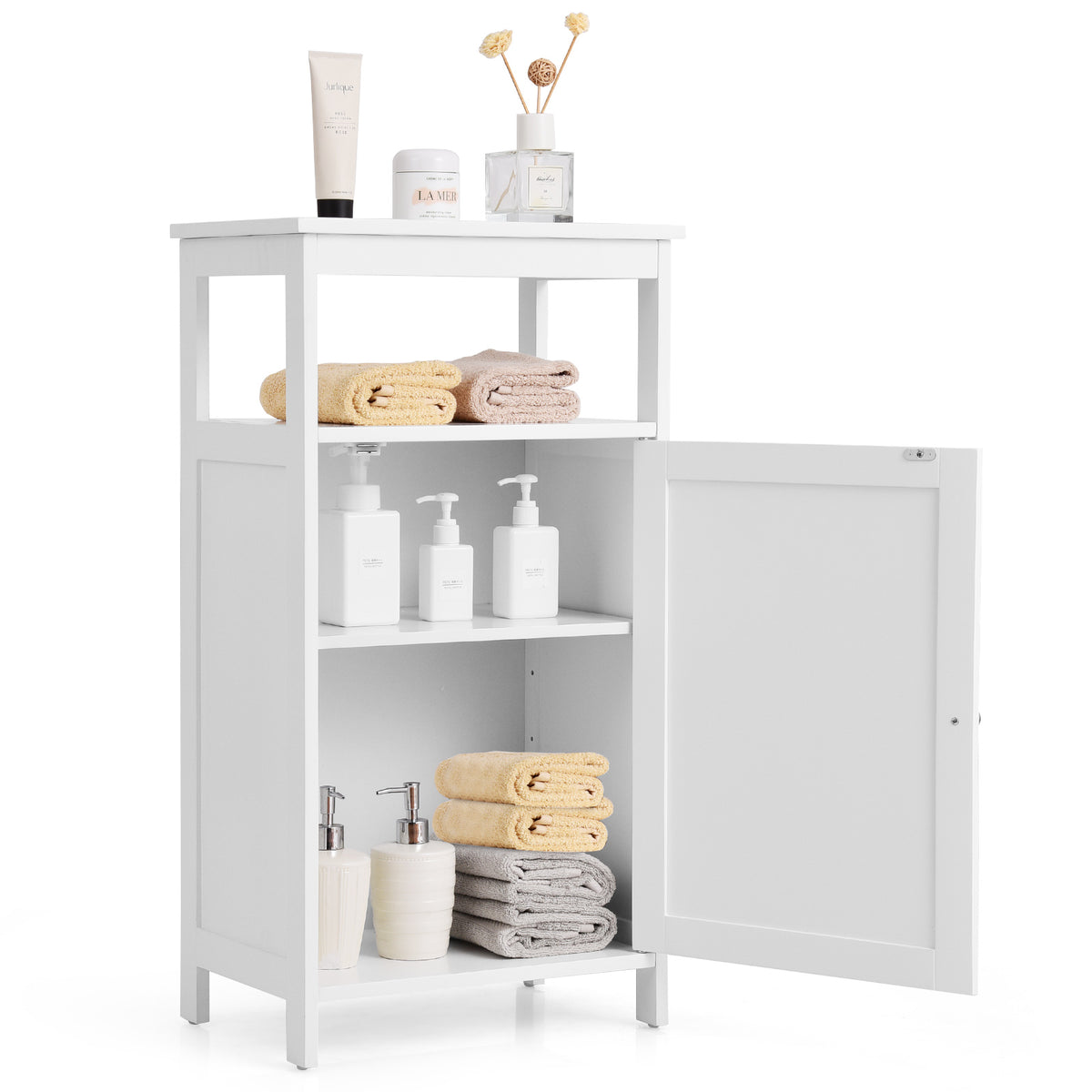 Floor Cabinet Multifunction Storage Rack Organizer Stand-Floor Cabinets-DECOROLALA