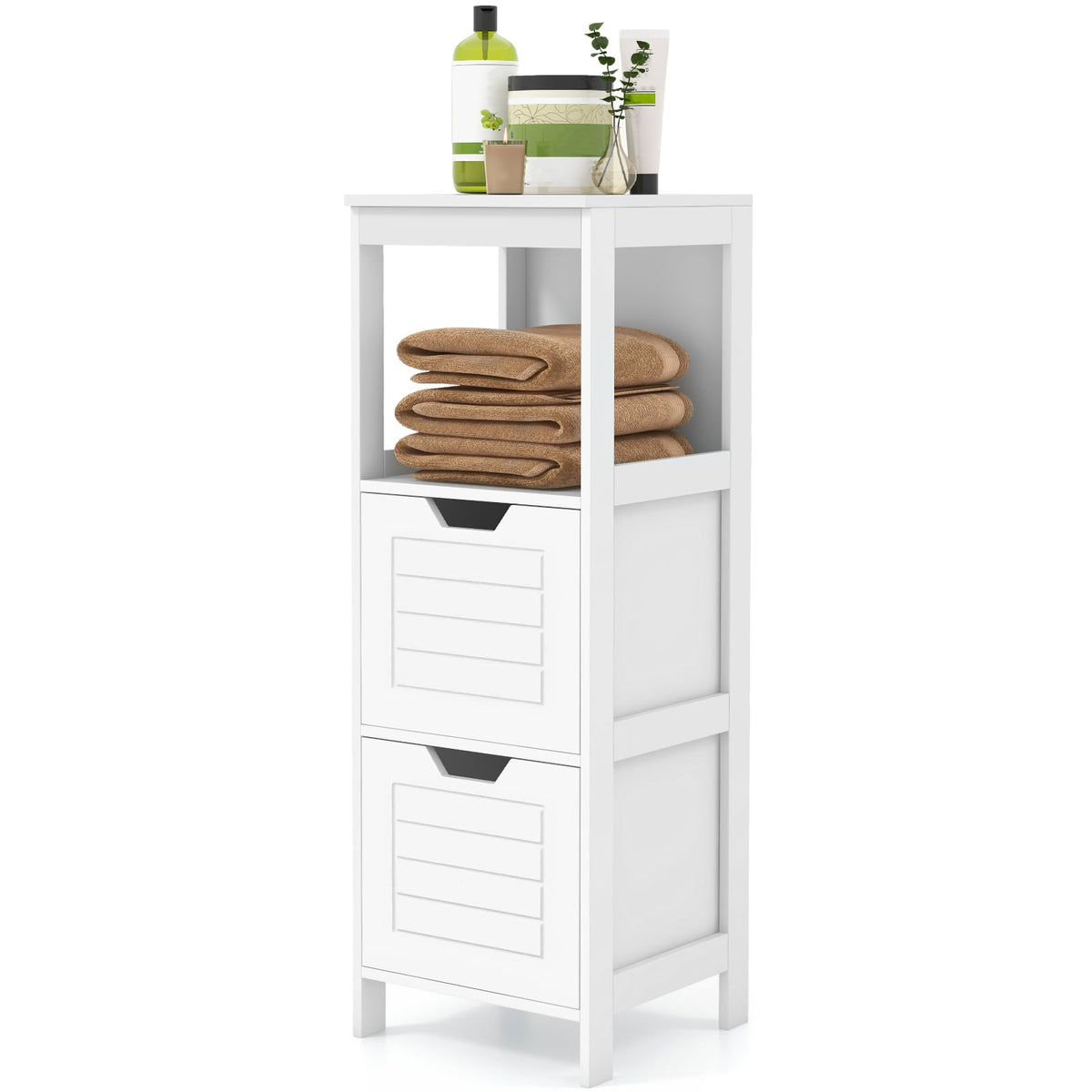 Floor Cabinet Multifunction Storage Rack Stand Organizer-Floor Cabinets-DECOROLALA