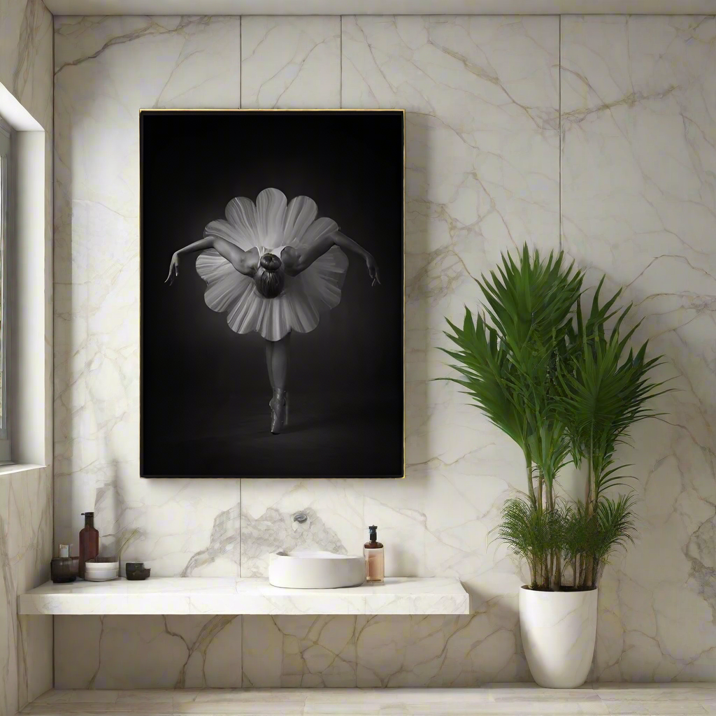 Floral Ballet Wall Art by Catchlight Studio-Canvas Print-DECOROLALA