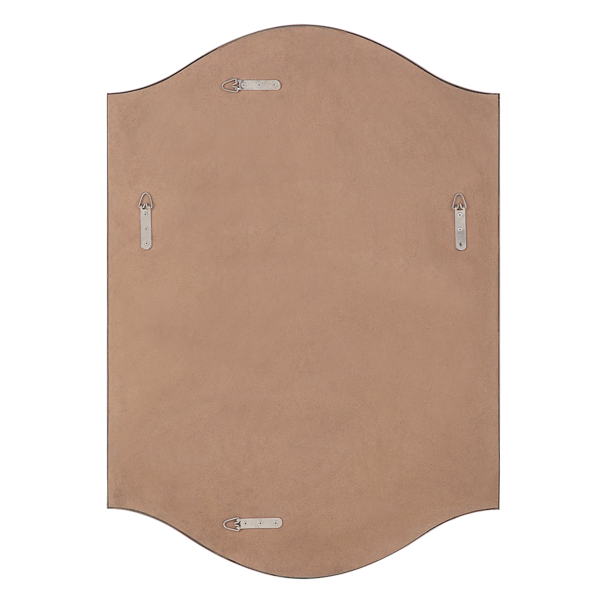 Florianne 36" Tall Rectangular Arch Mirror, Champagne-Mirror-DECOROLALA