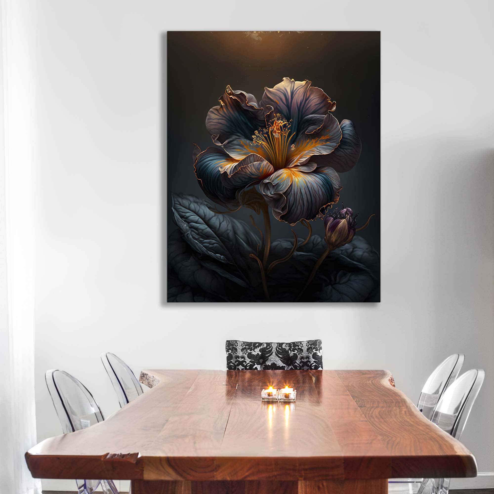Flower Art Botanical Canvas Print 36x48 Inch-Wall Art-DECOROLALA