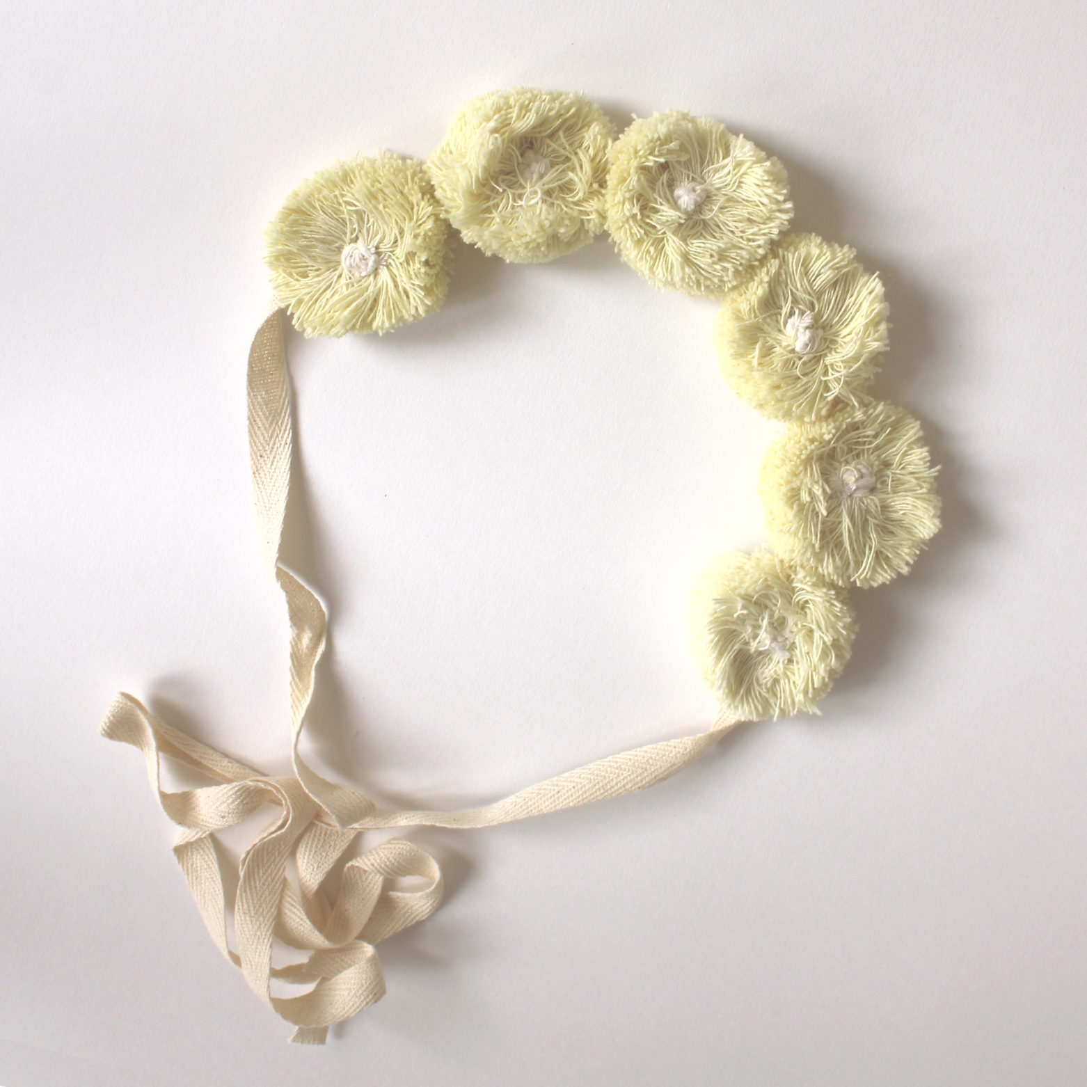 Flower Crown - Buttercream Yellow-Bathroom Accessorie-DECOROLALA