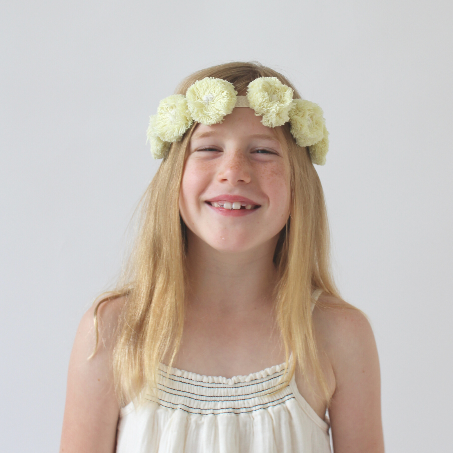 Flower Crown - Buttercream Yellow-Bathroom Accessorie-DECOROLALA