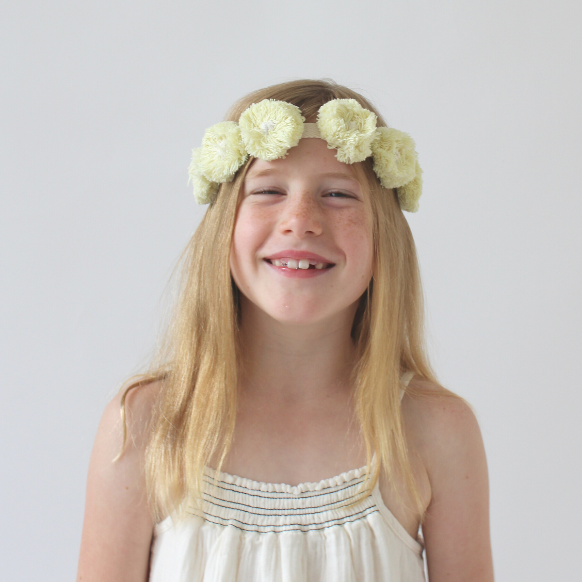 Flower Crown - Buttercream Yellow-Bathroom Accessories-DECOROLALA
